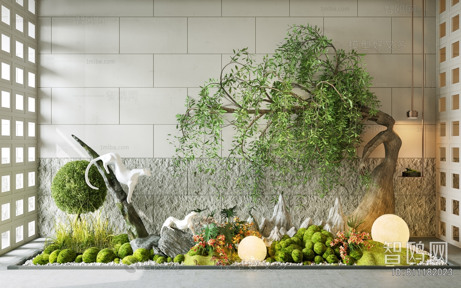 New Chinese Style Plant Landscaping