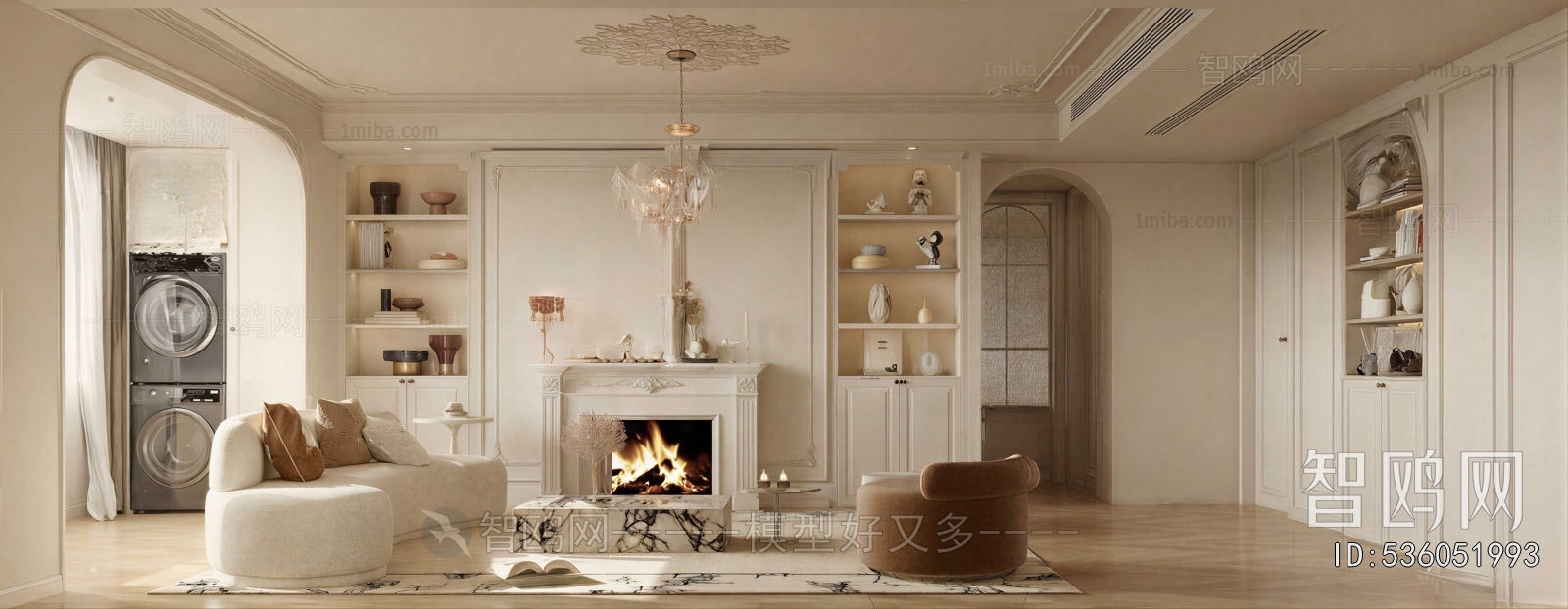American Style A Living Room