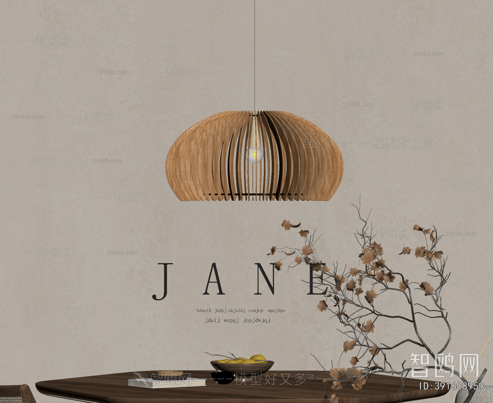 Wabi-sabi Style Droplight