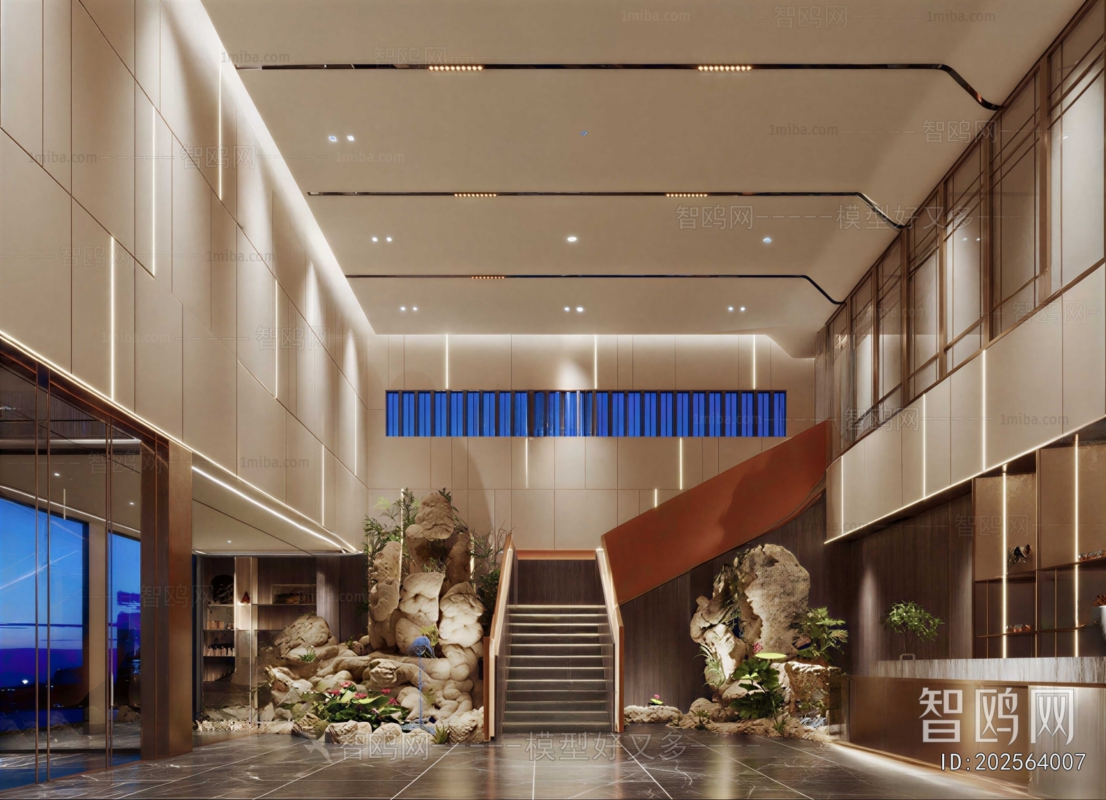 New Chinese Style Office Reception Desk