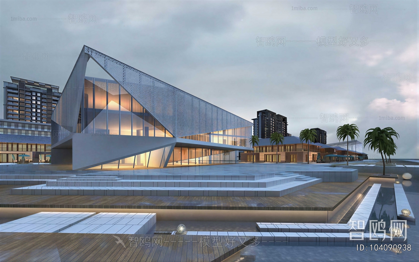 Modern Appearance Of Commercial Building
