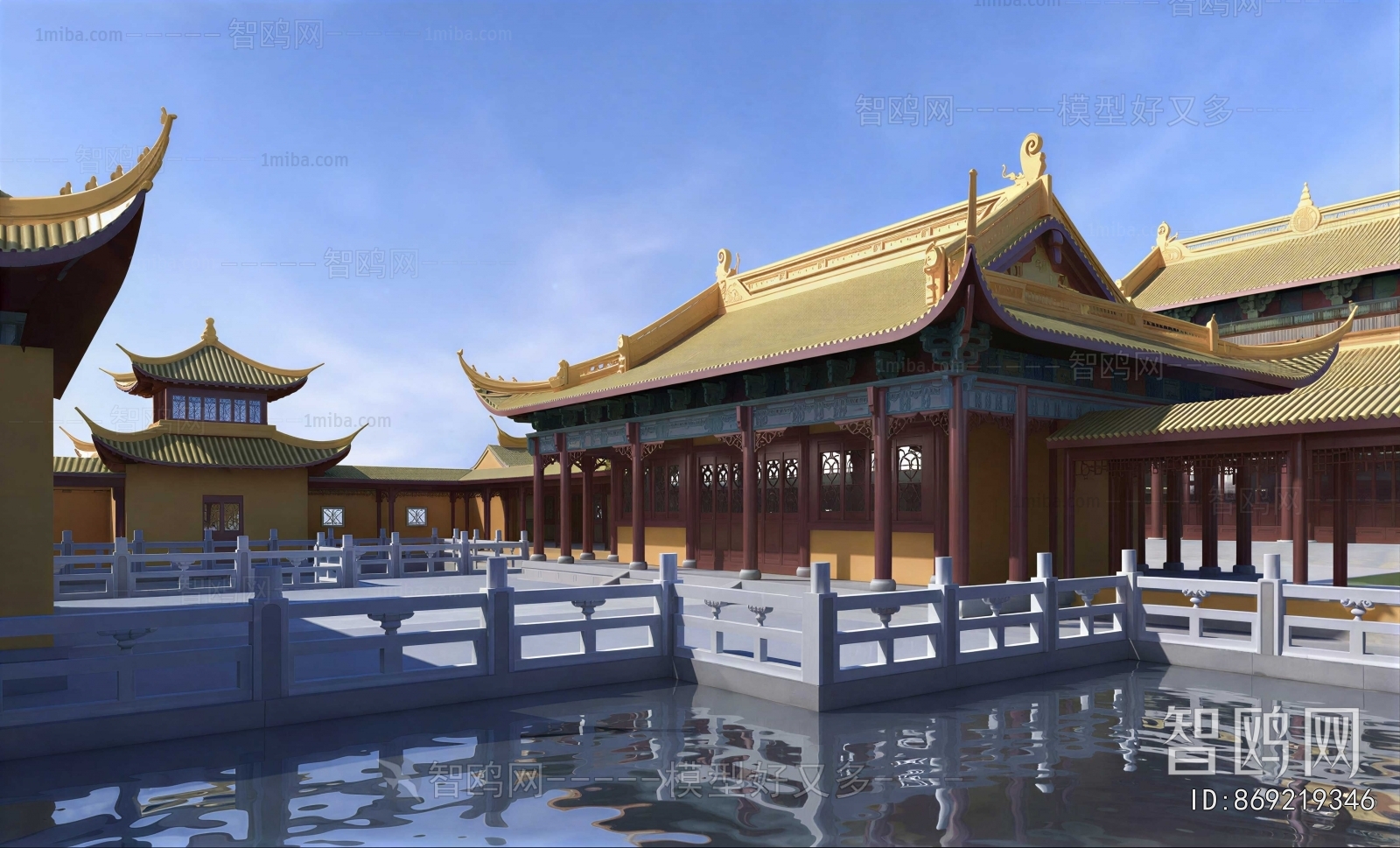 Chinese Style Ancient Architectural Buildings