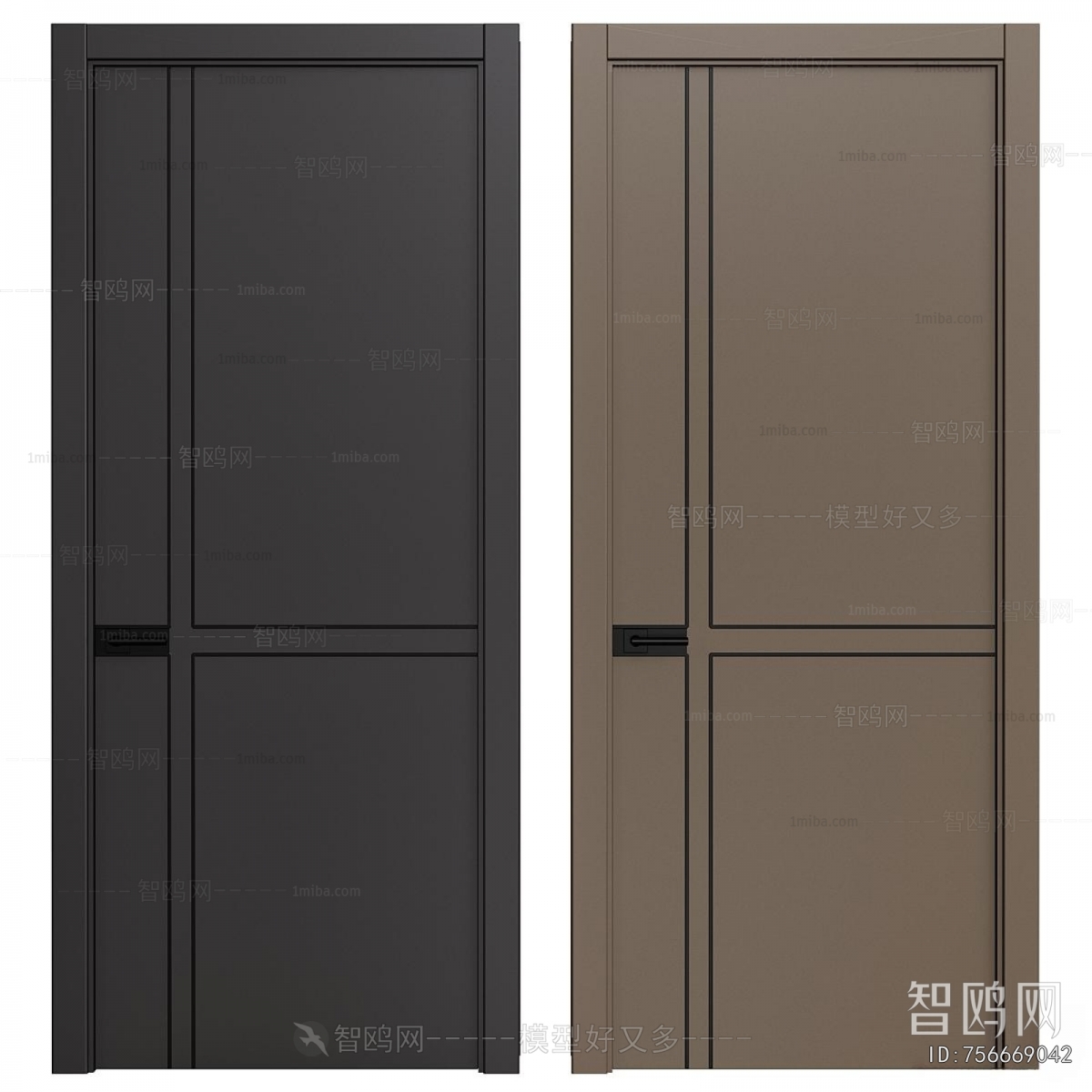 Modern Single Door