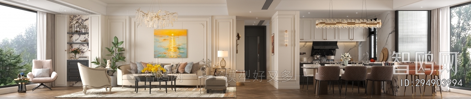French Style A Living Room