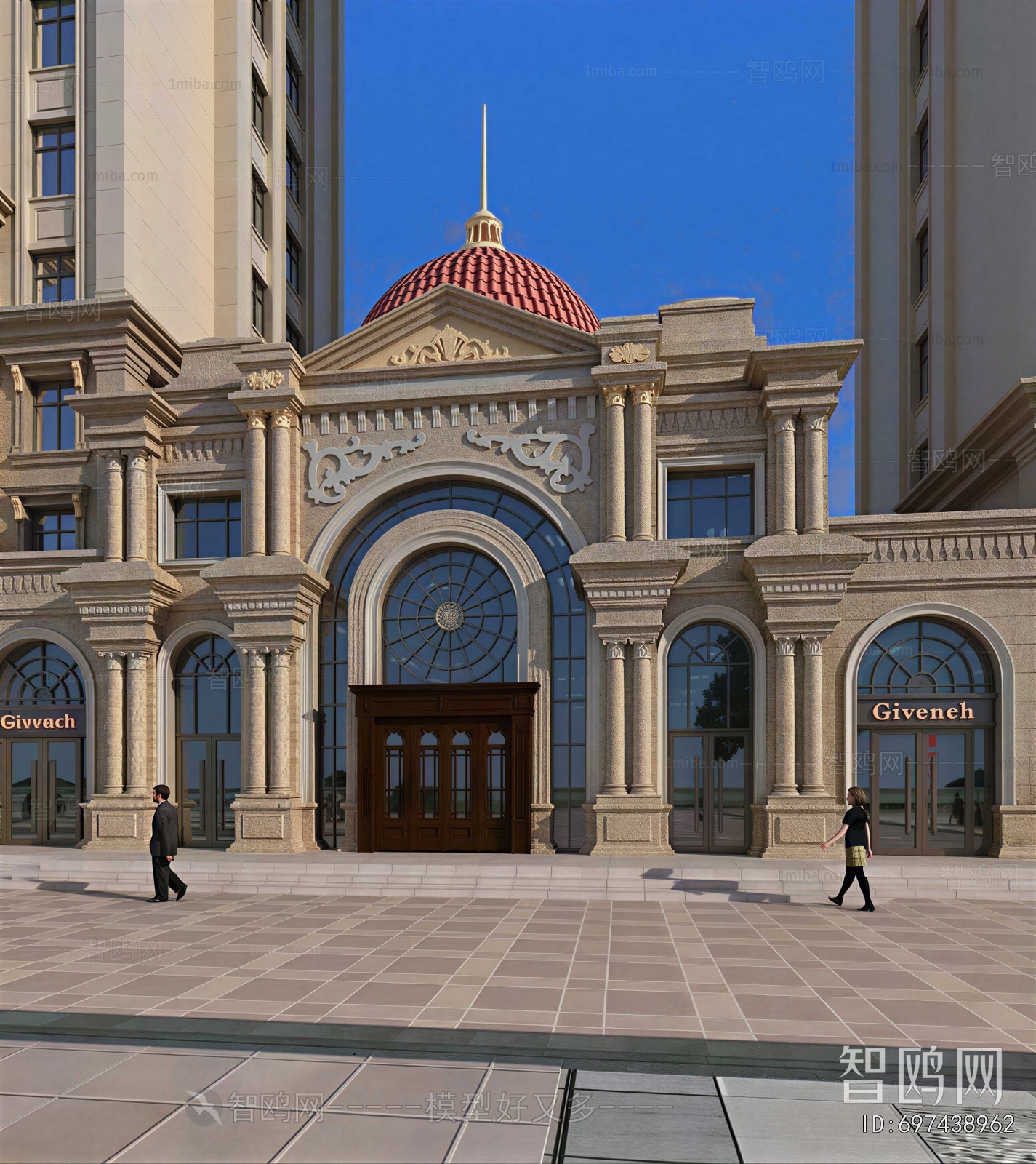 European Style Building Appearance