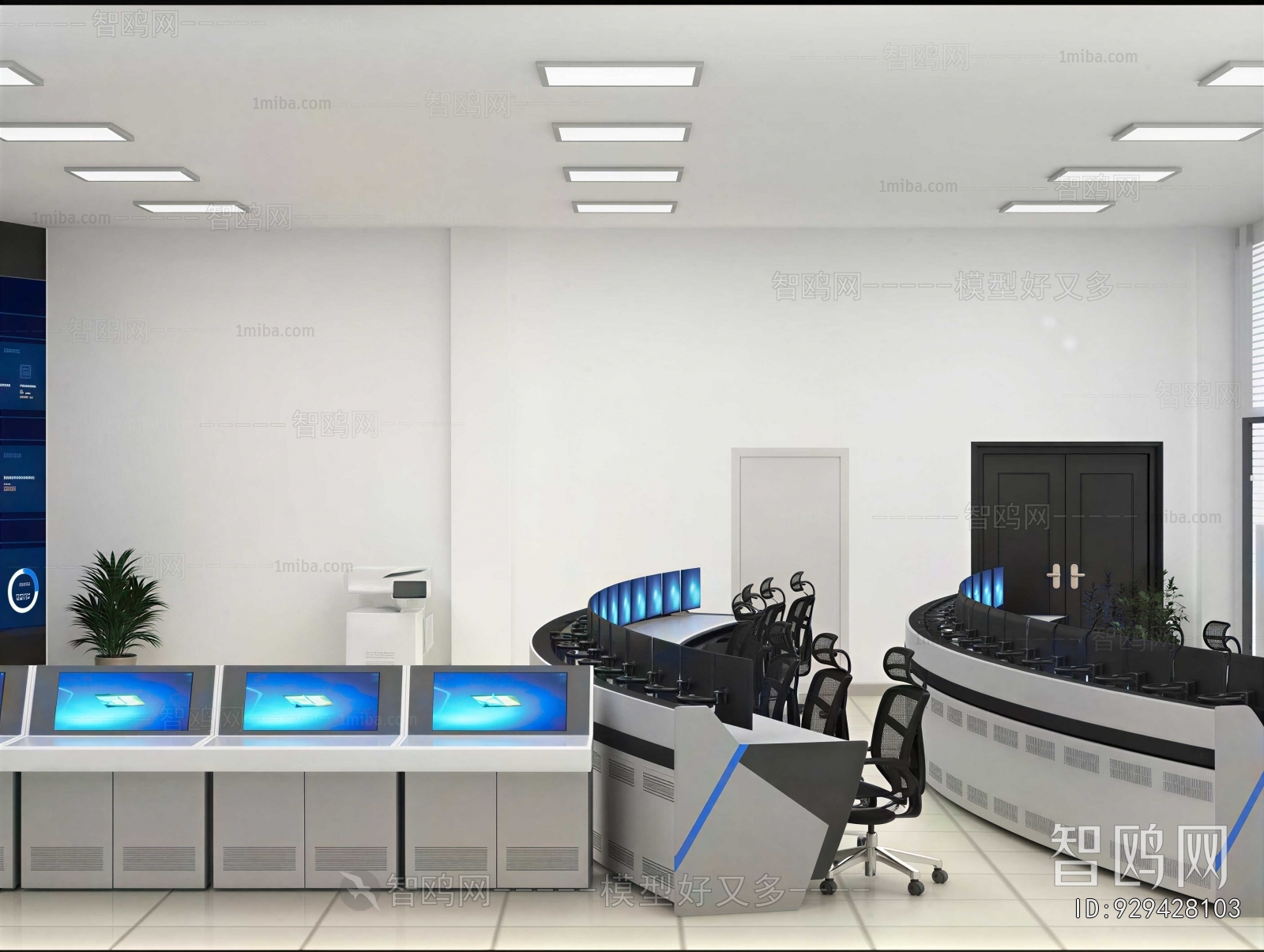Modern Monitor Room