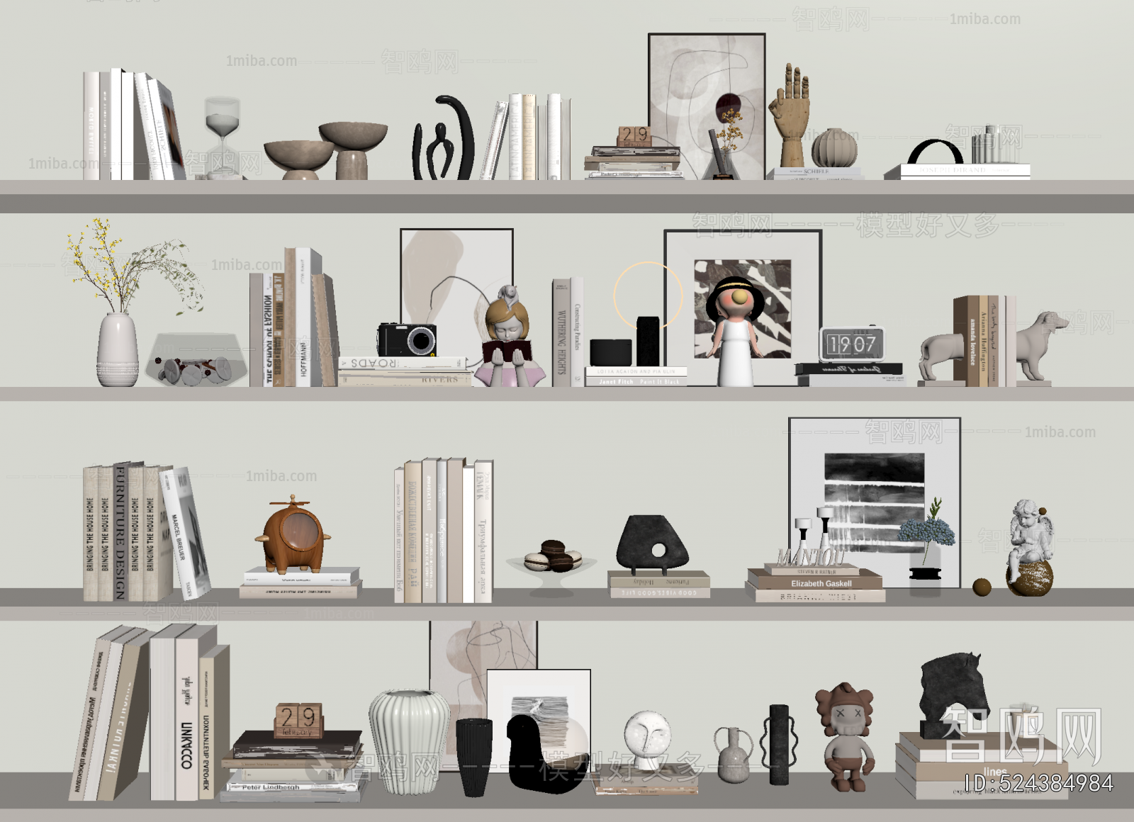 Modern Wabi-sabi Style Decorative Set