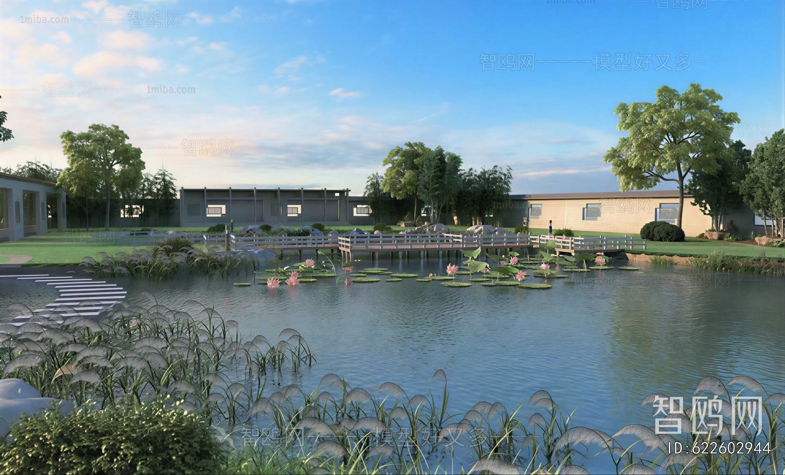New Chinese Style Courtyard/landscape