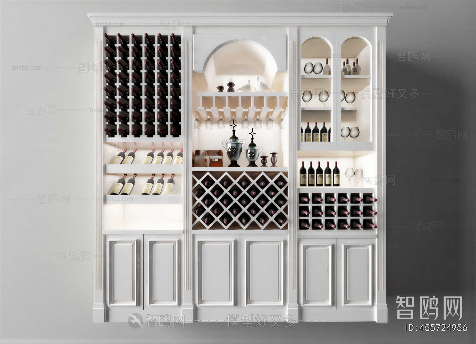 European Style Wine Cabinet