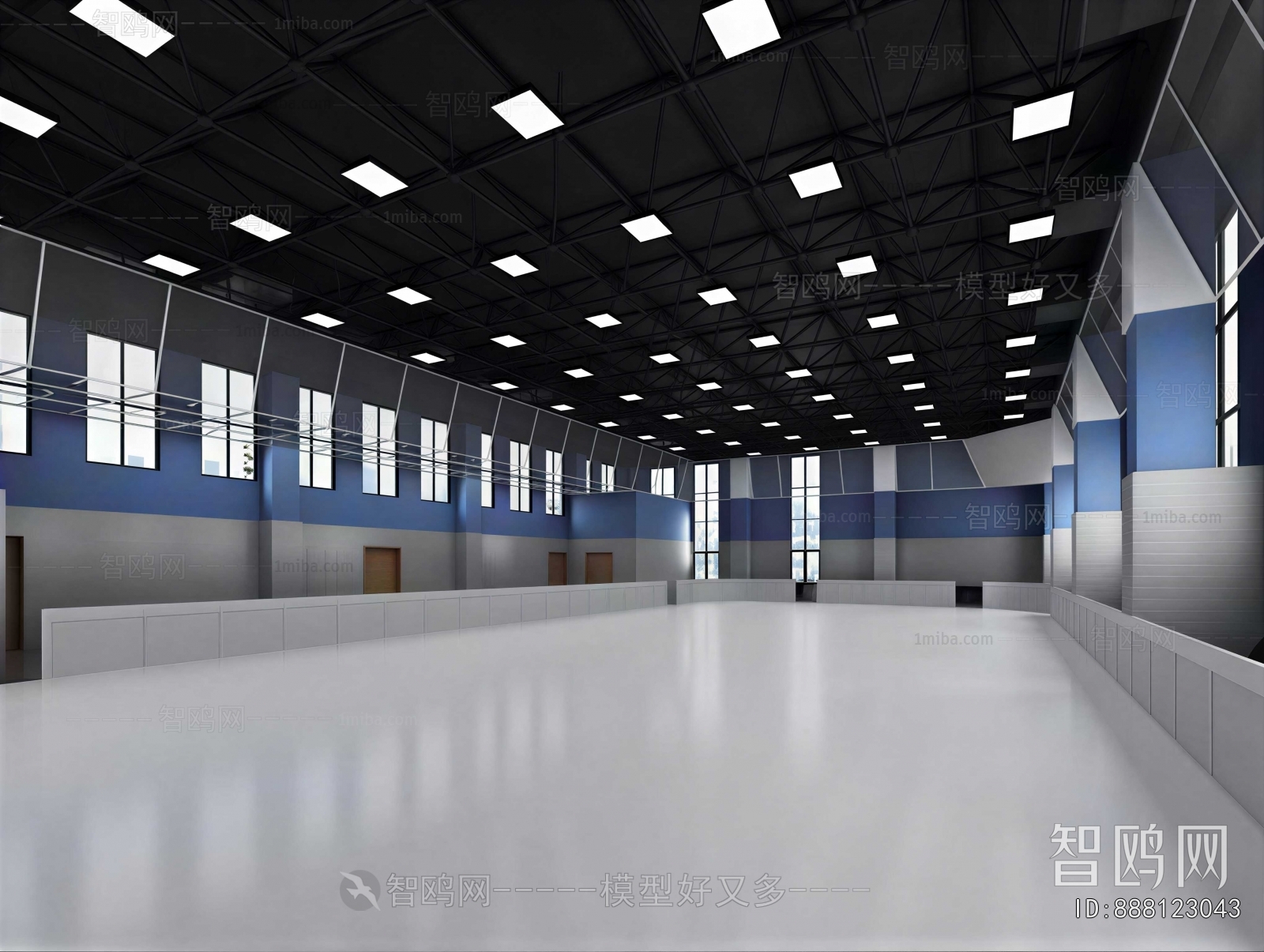 Modern Indoor Stadium