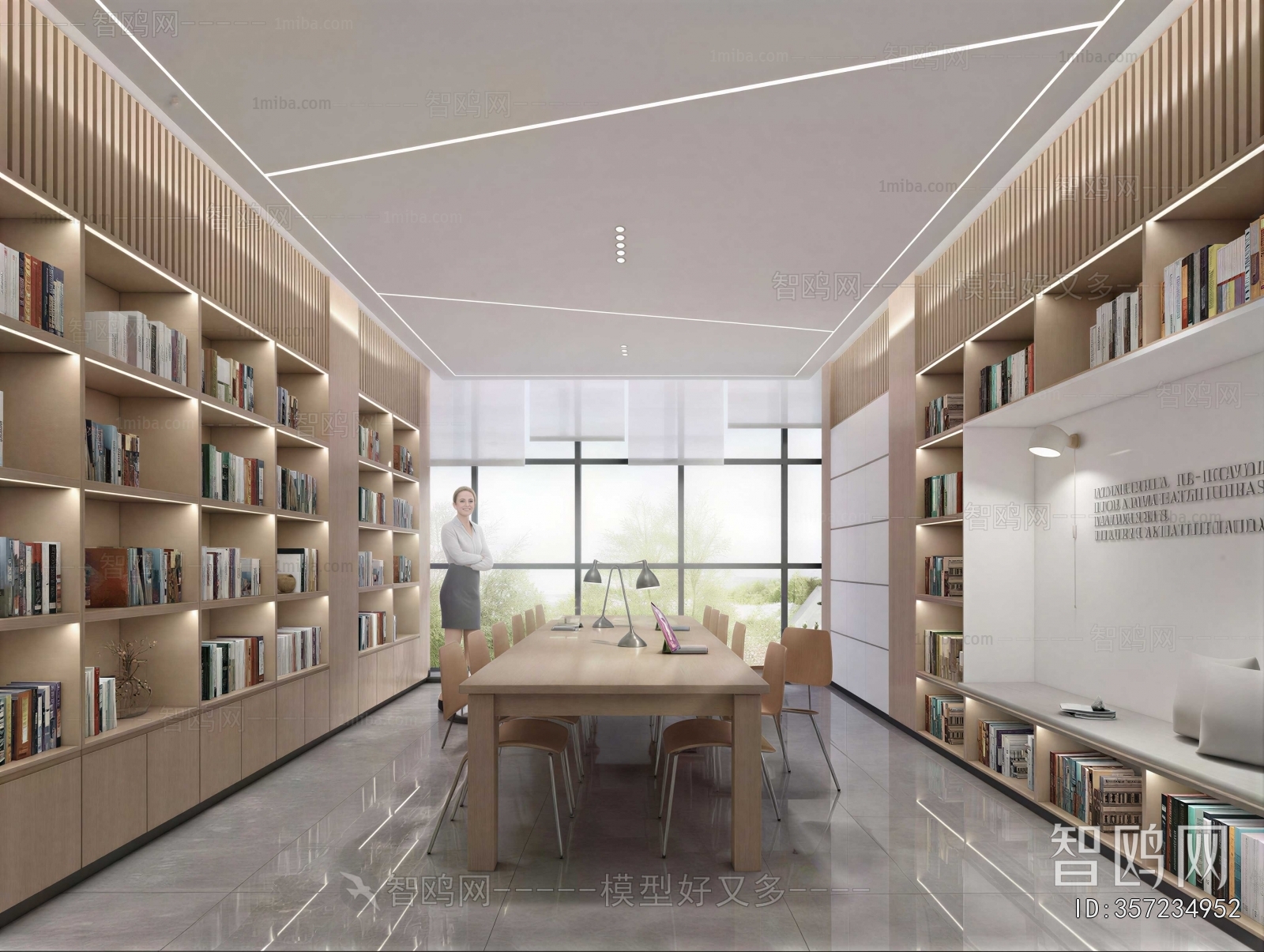 New Chinese Style Library