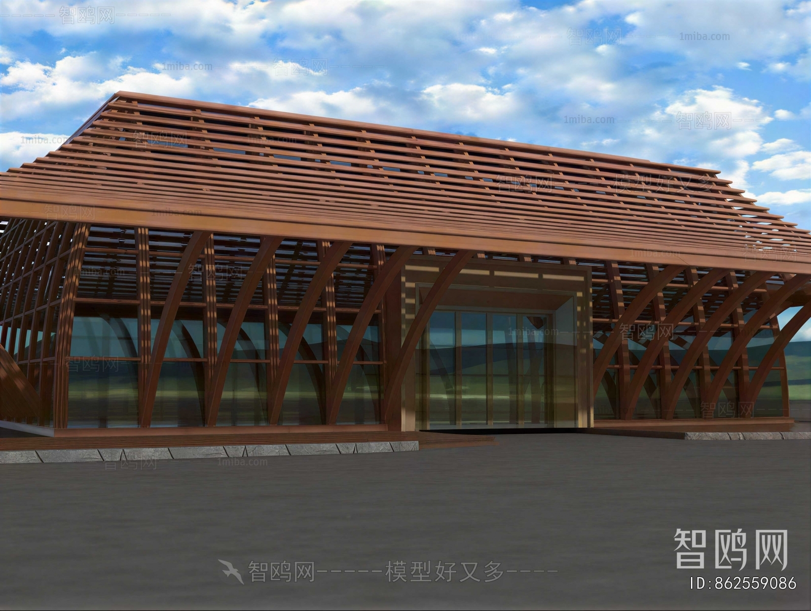 Chinese Style Ancient Architectural Buildings