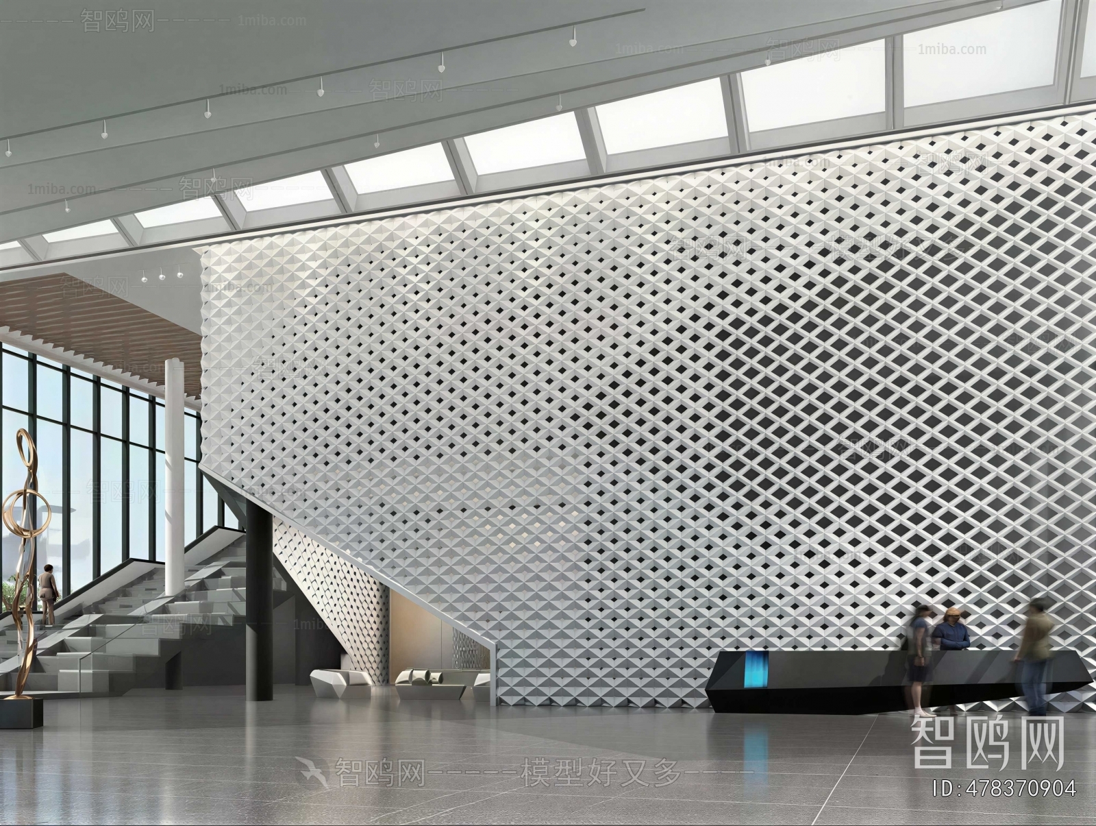 Modern Office Reception Desk