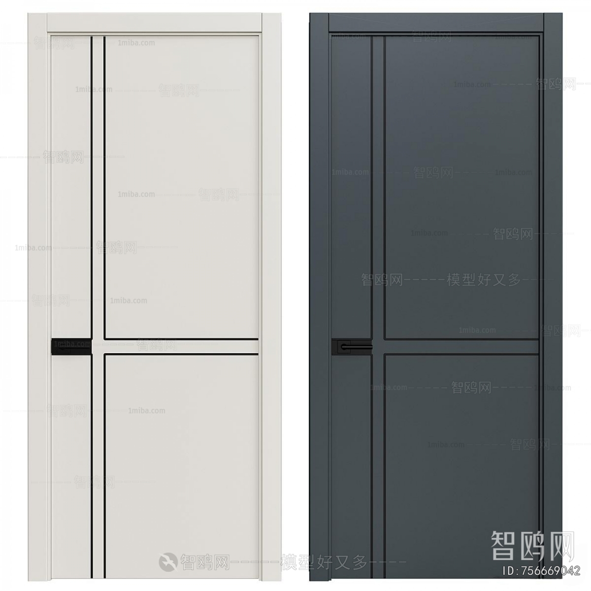 Modern Single Door
