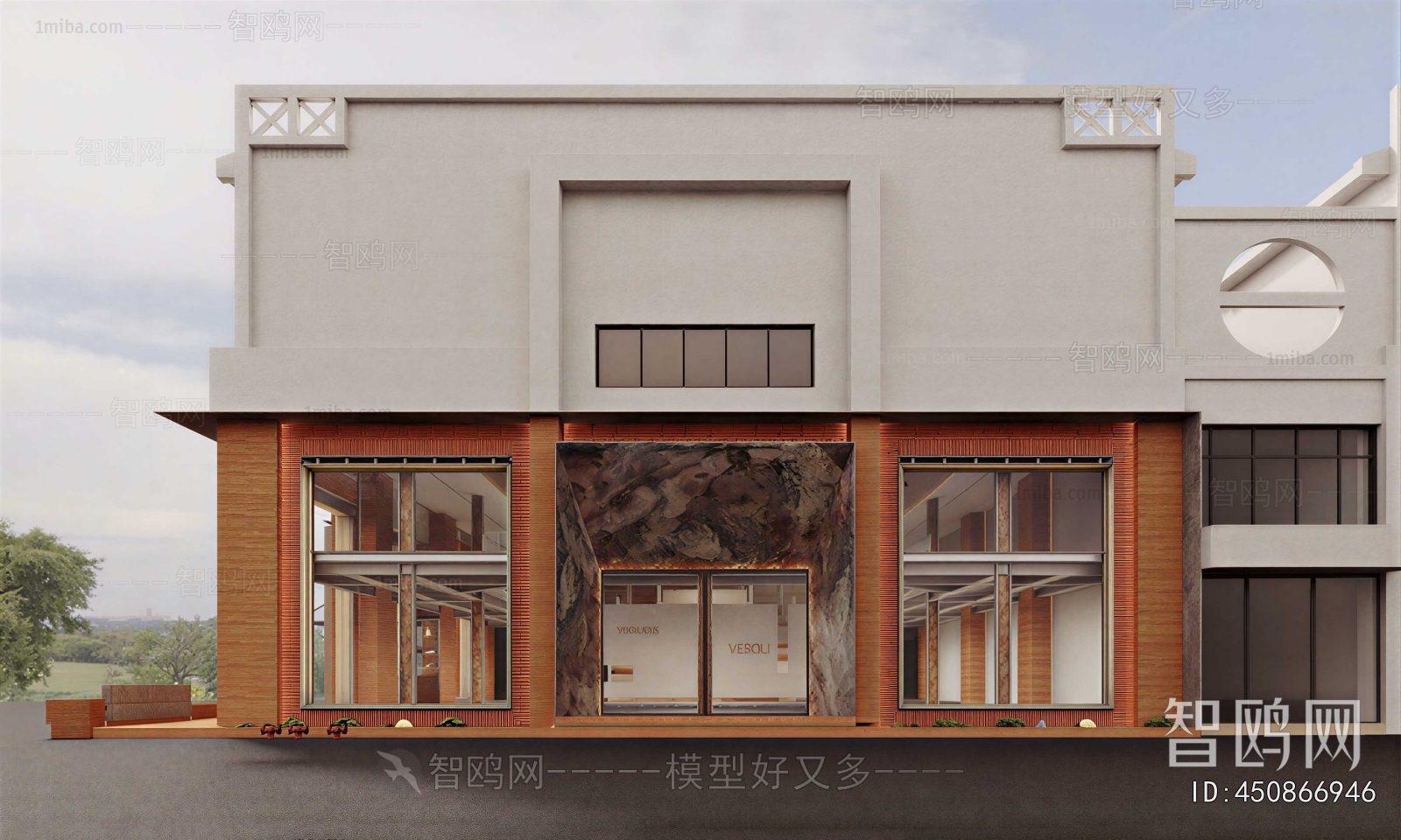 Industrial Style Facade Element