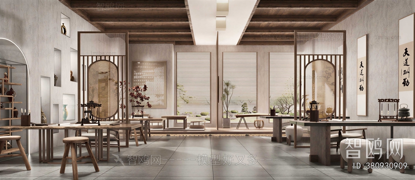 New Chinese Style Teahouse Tea House