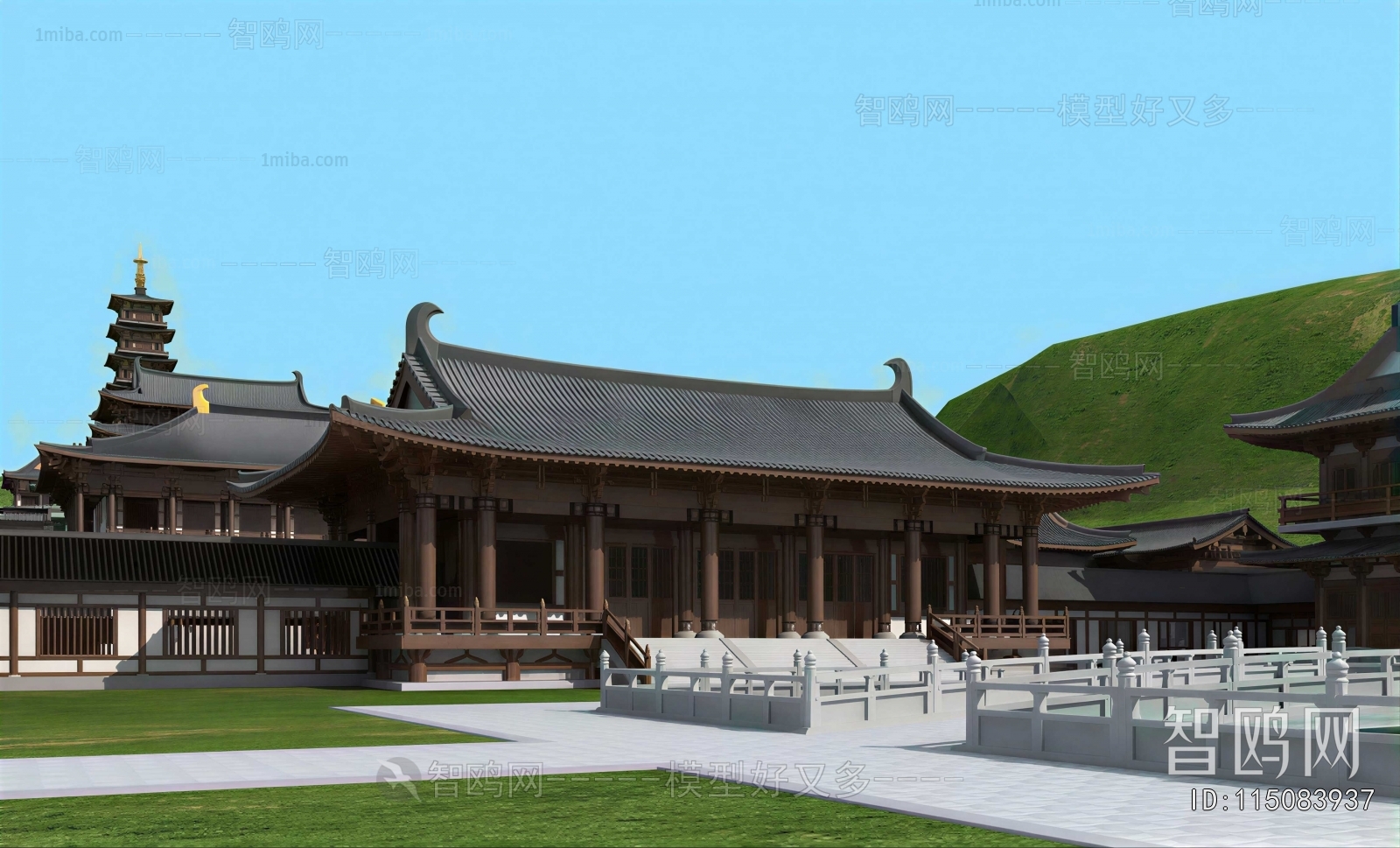 Chinese Style Ancient Architectural Buildings