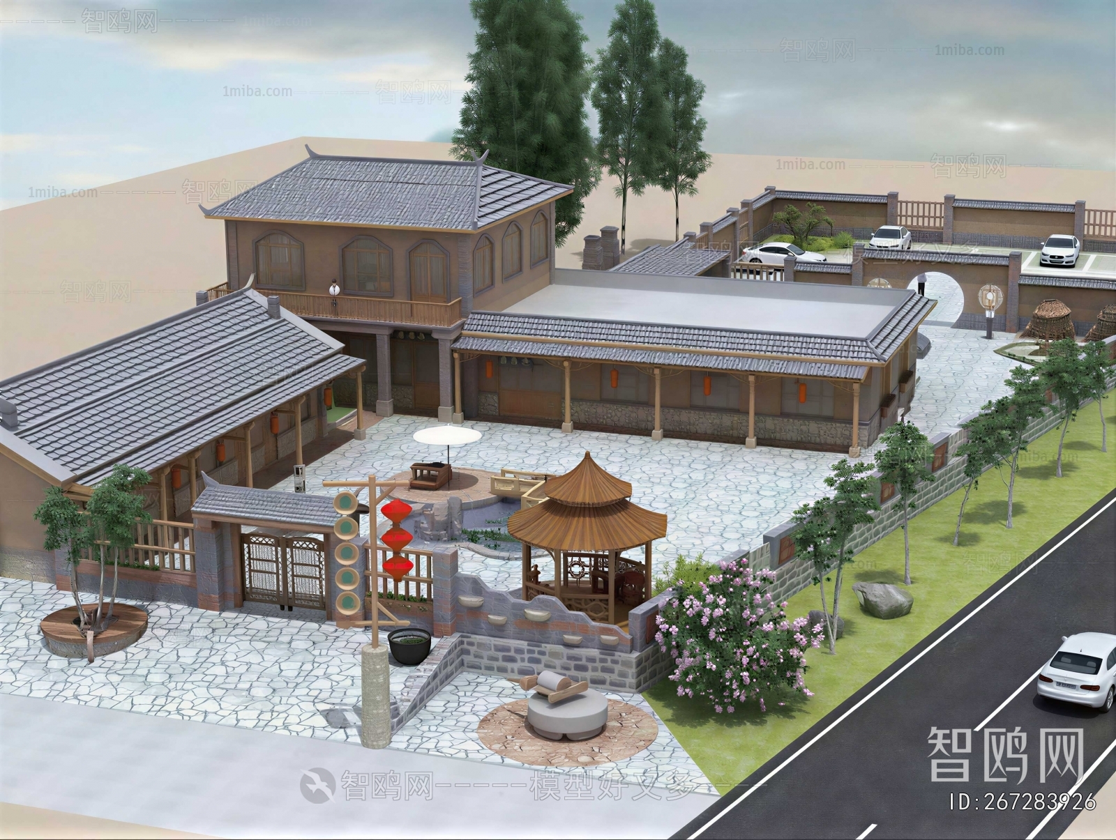 Chinese Style Building Appearance