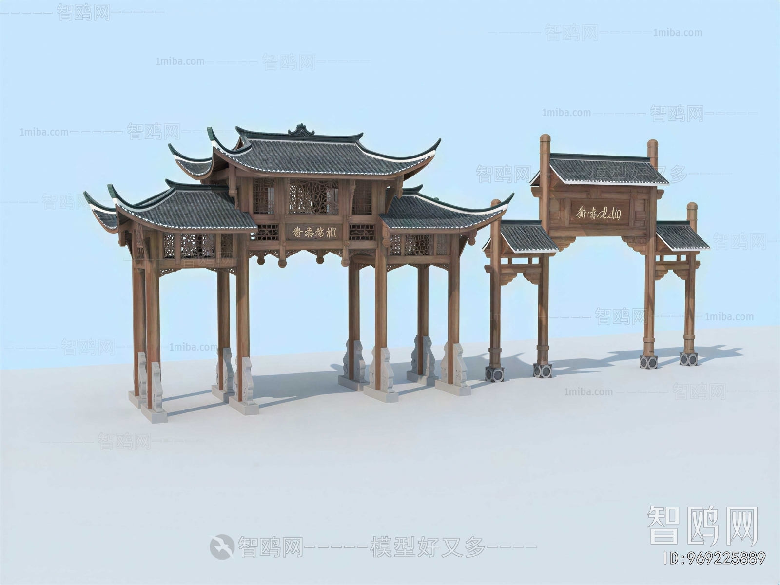 Chinese Style Building Component