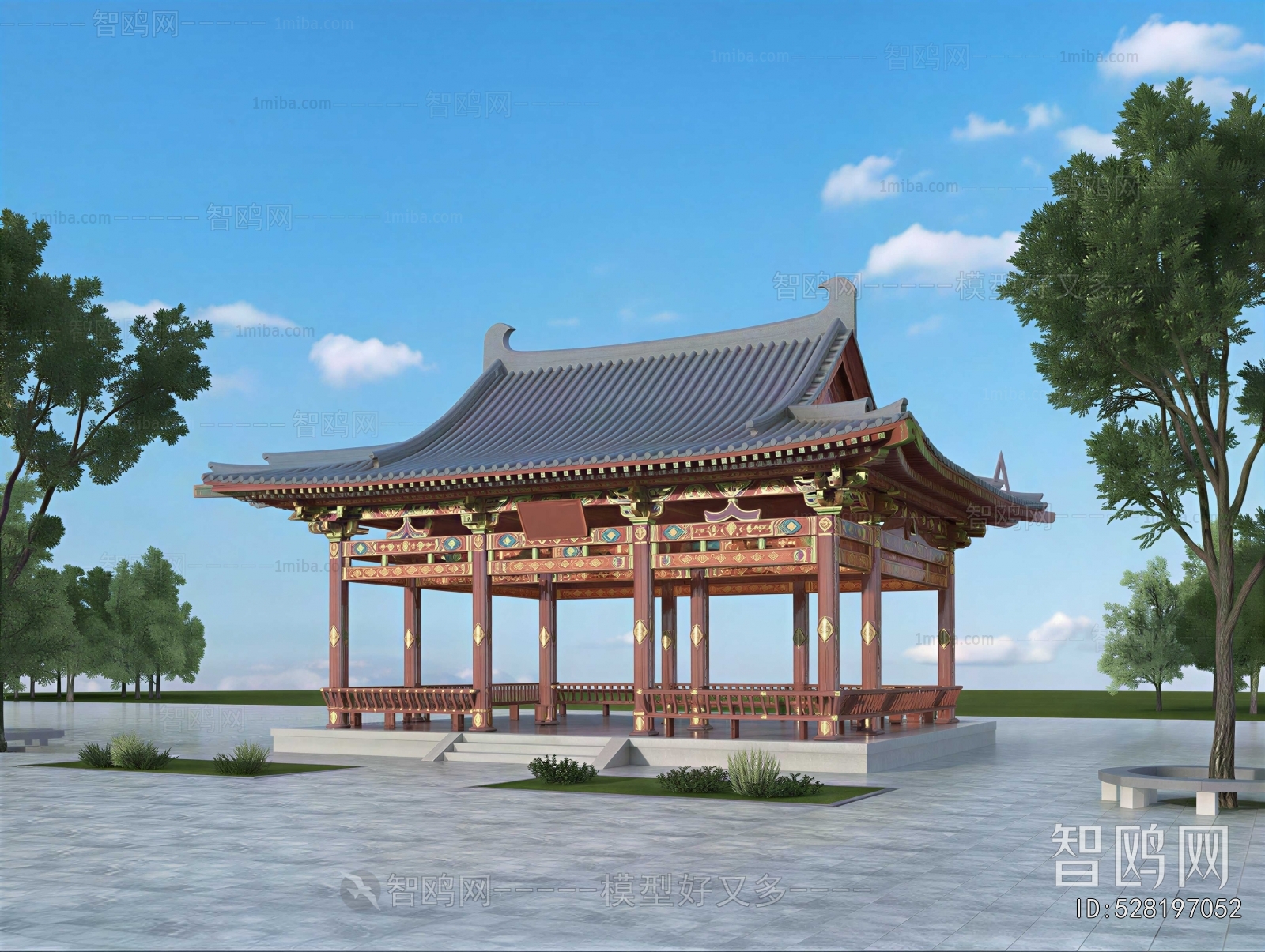 Chinese Style Building Component