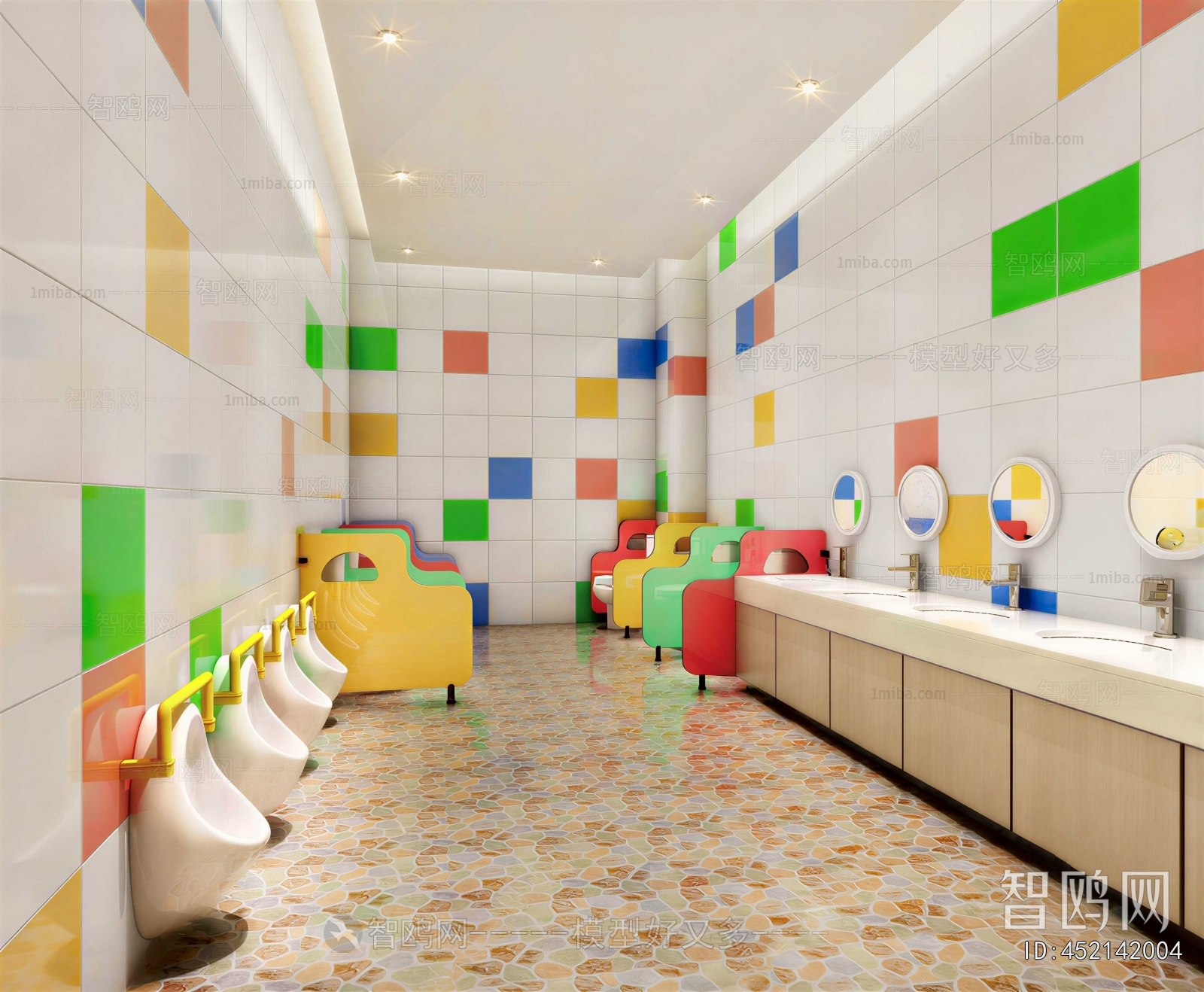 Modern Children's Restroom