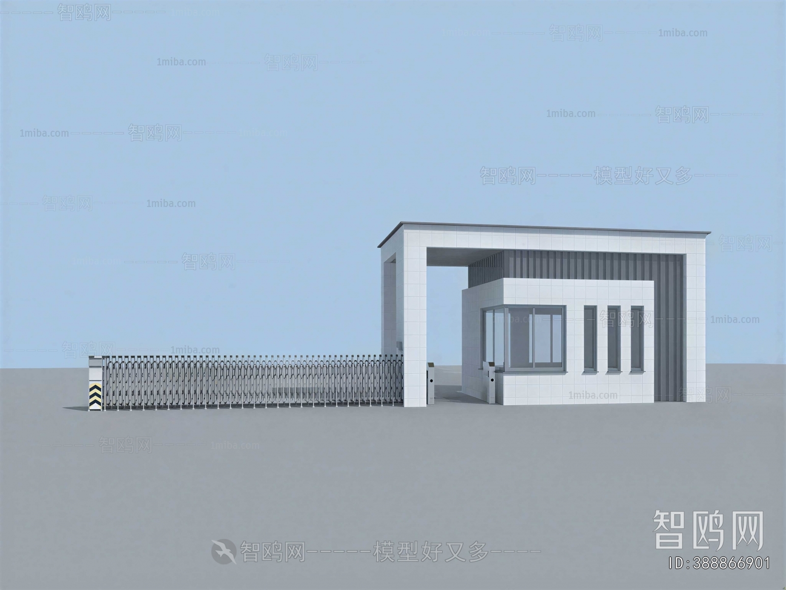 Modern Security Booth