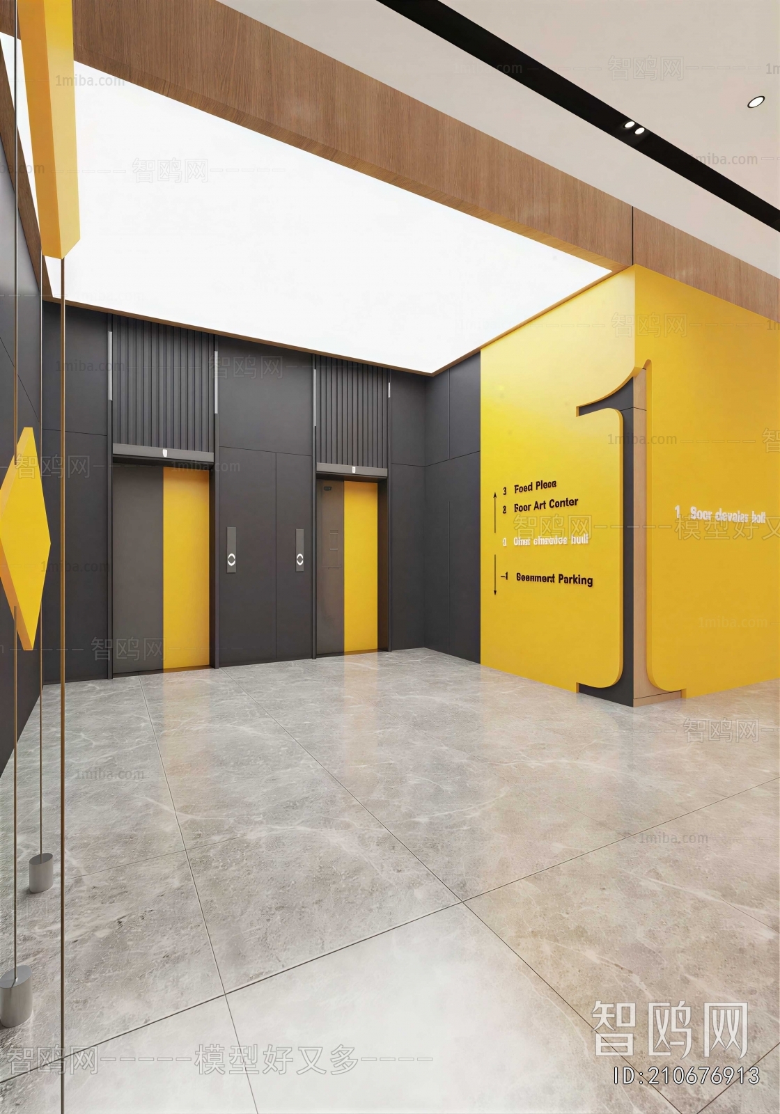 Modern Corridor/elevator Hall