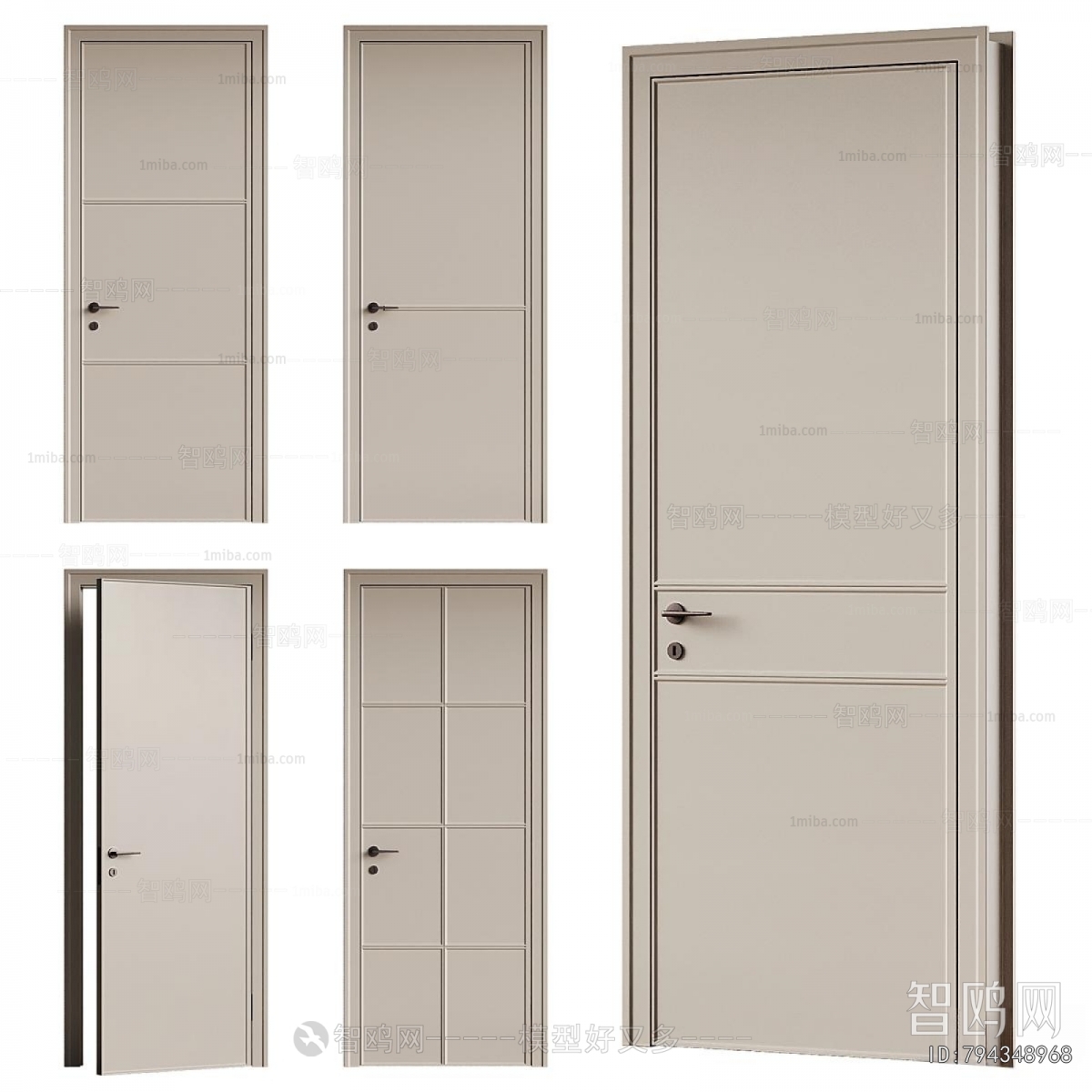 Modern Single Door