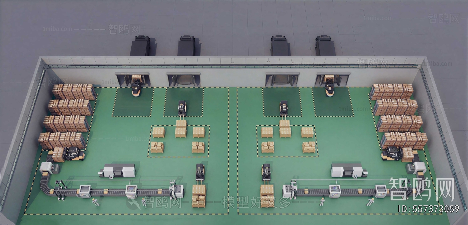 Modern Factory Floor/warehouse