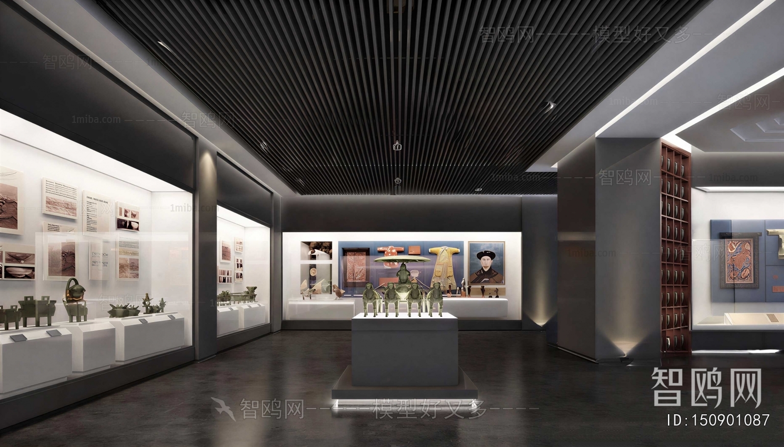 New Chinese Style Exhibition Hall