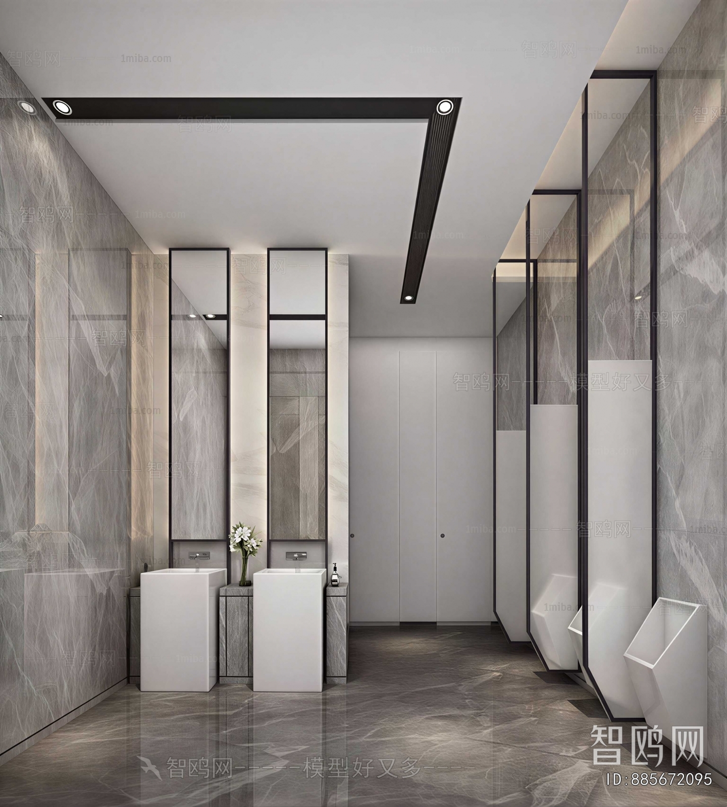 Modern Public Toilet
