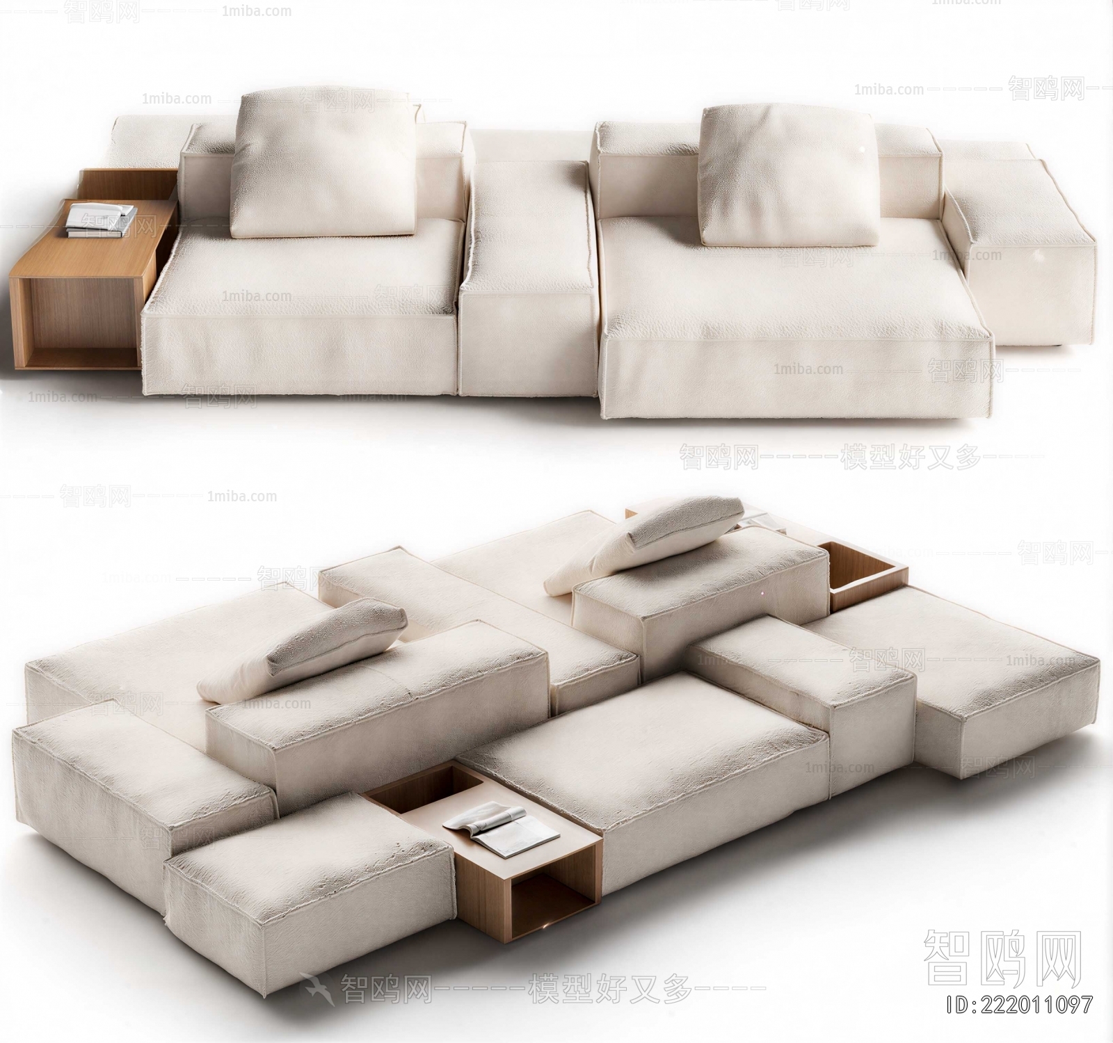 Modern Multi Person Sofa