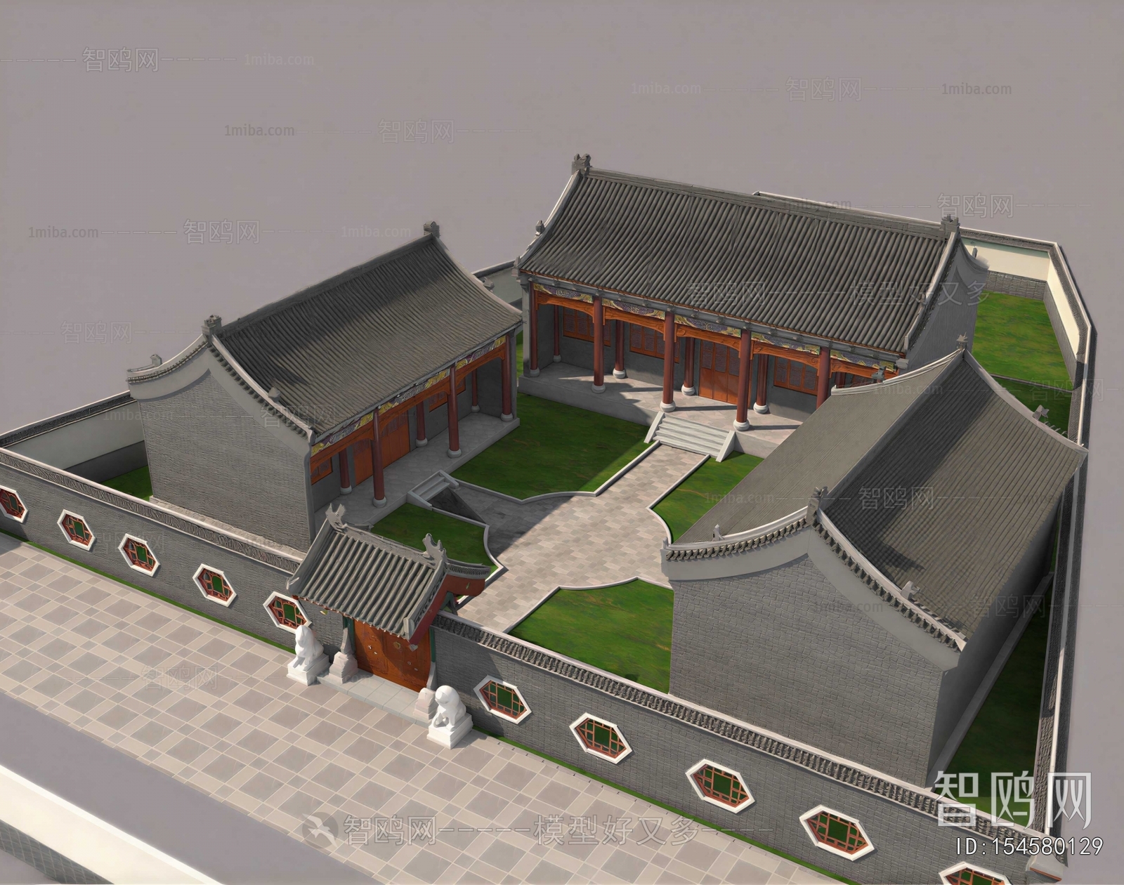 Chinese Style Residential Building