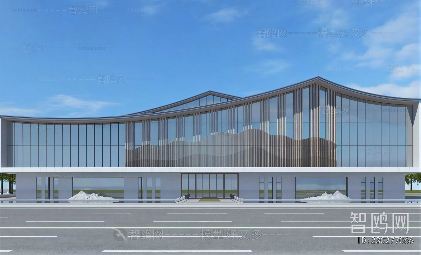 Modern Appearance Of Commercial Building