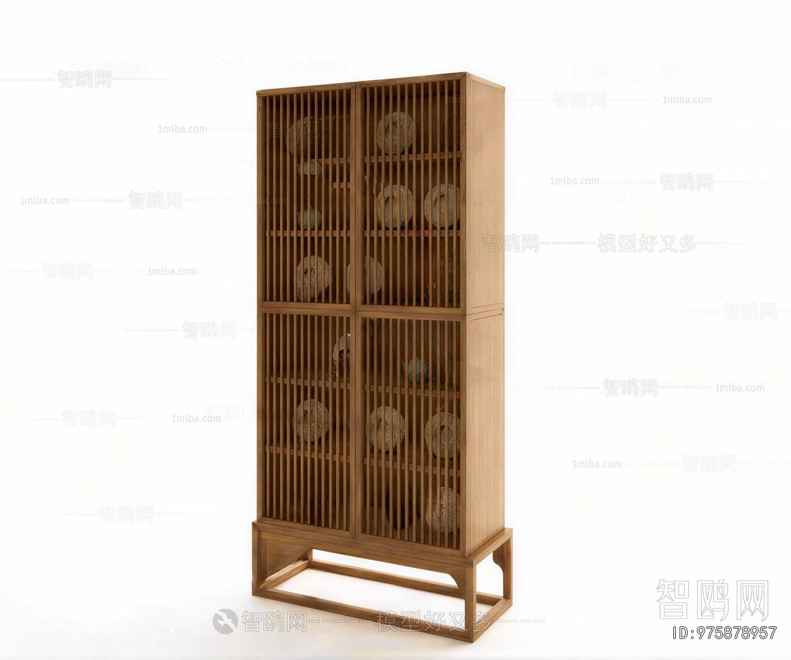 New Chinese Style Decorative Cabinet