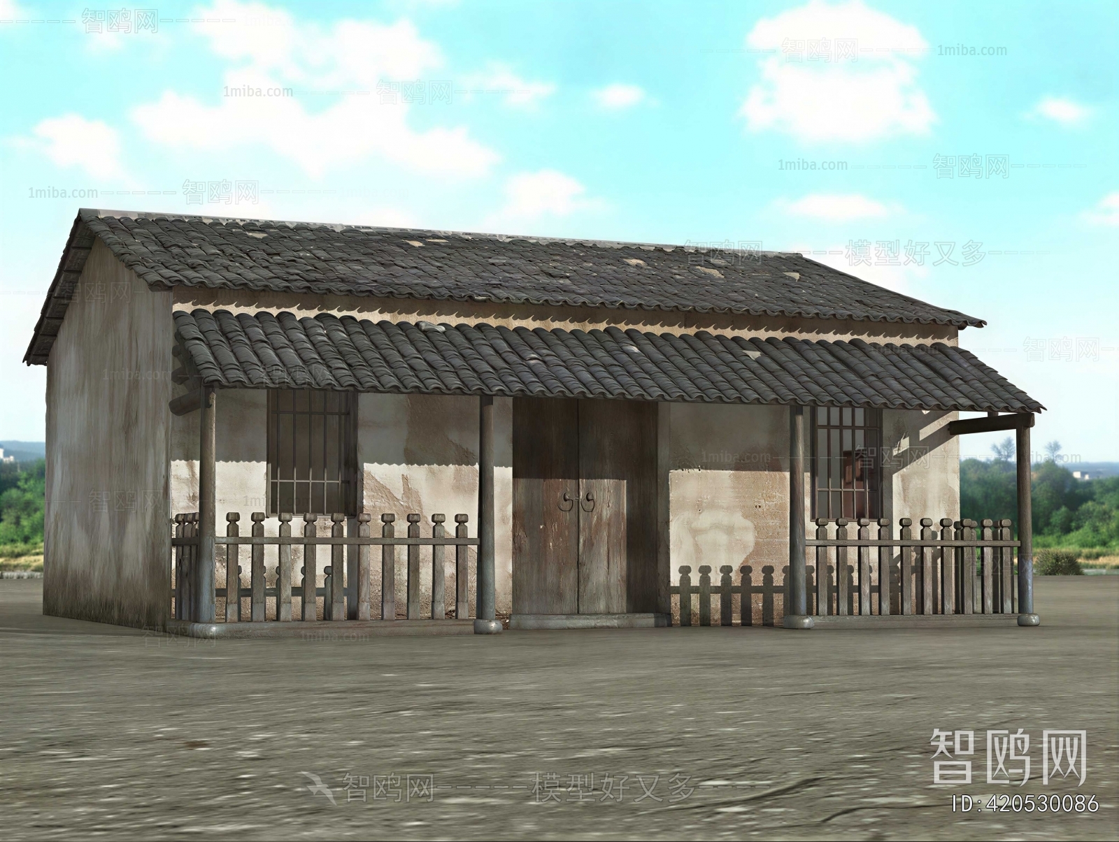 Chinese Style Residential Building