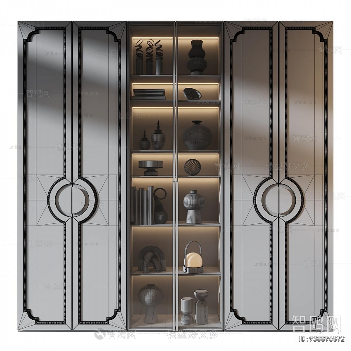 French Style Bookcase
