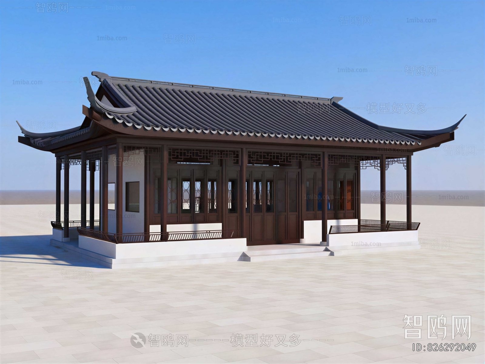Chinese Style Ancient Architectural Buildings