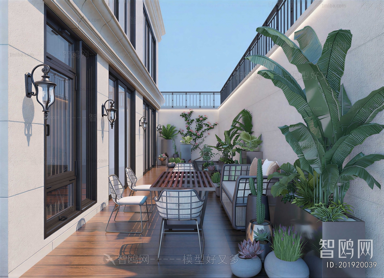 Modern Courtyard/landscape