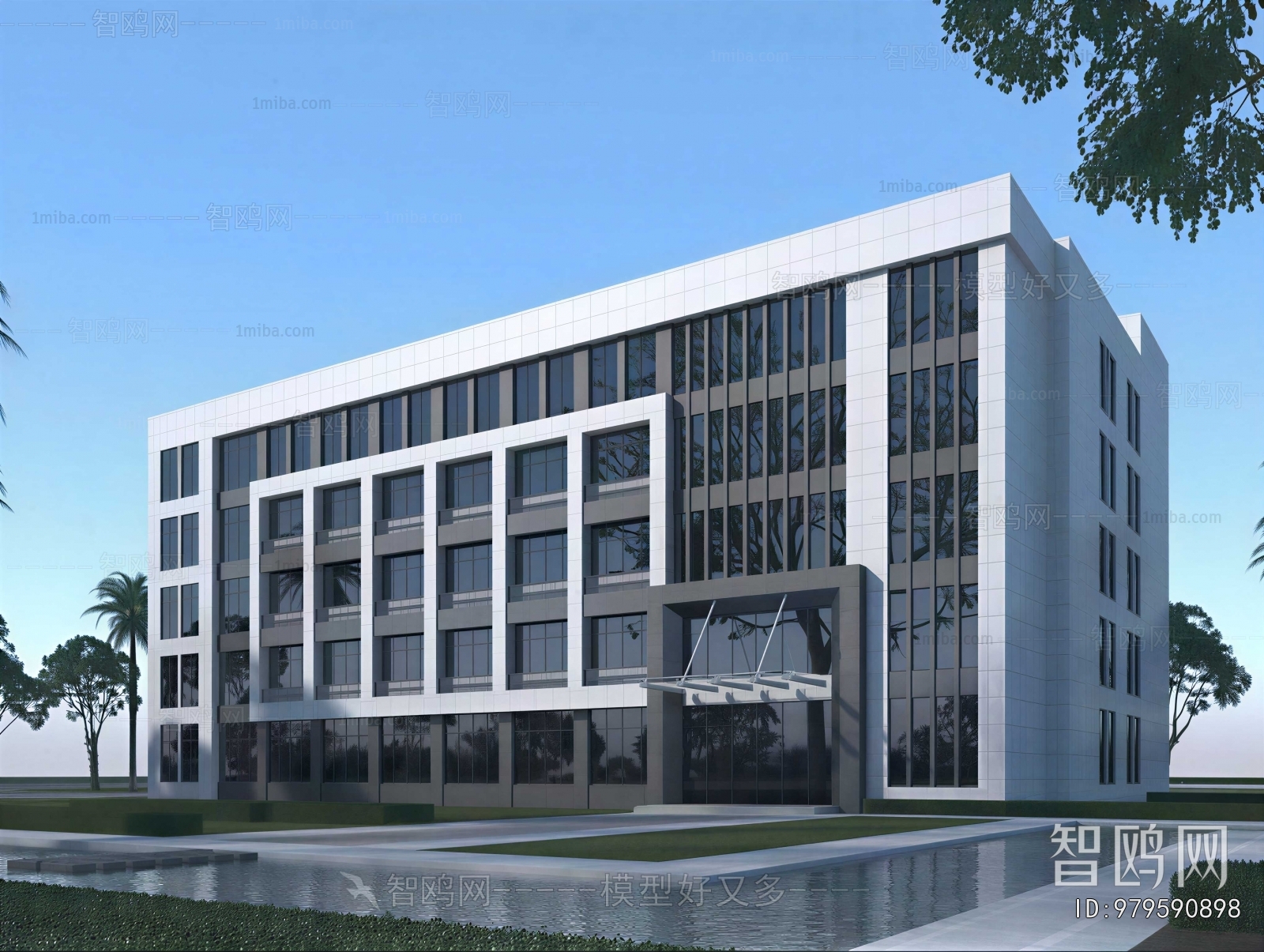 Modern Appearance Of Commercial Building