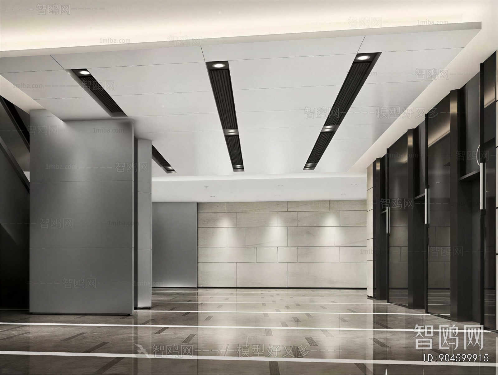 Modern Office Reception Desk