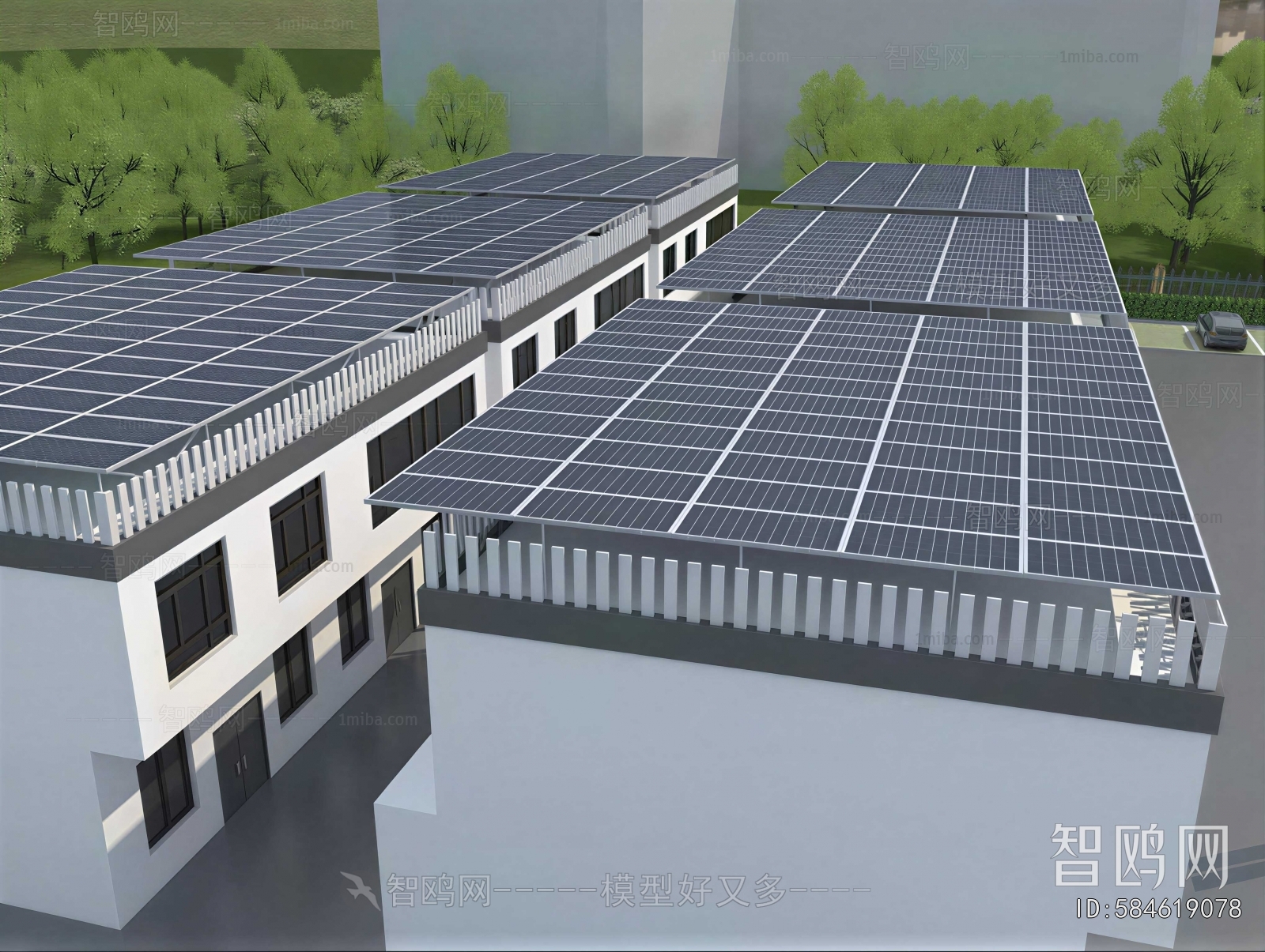 Modern Industrial Building