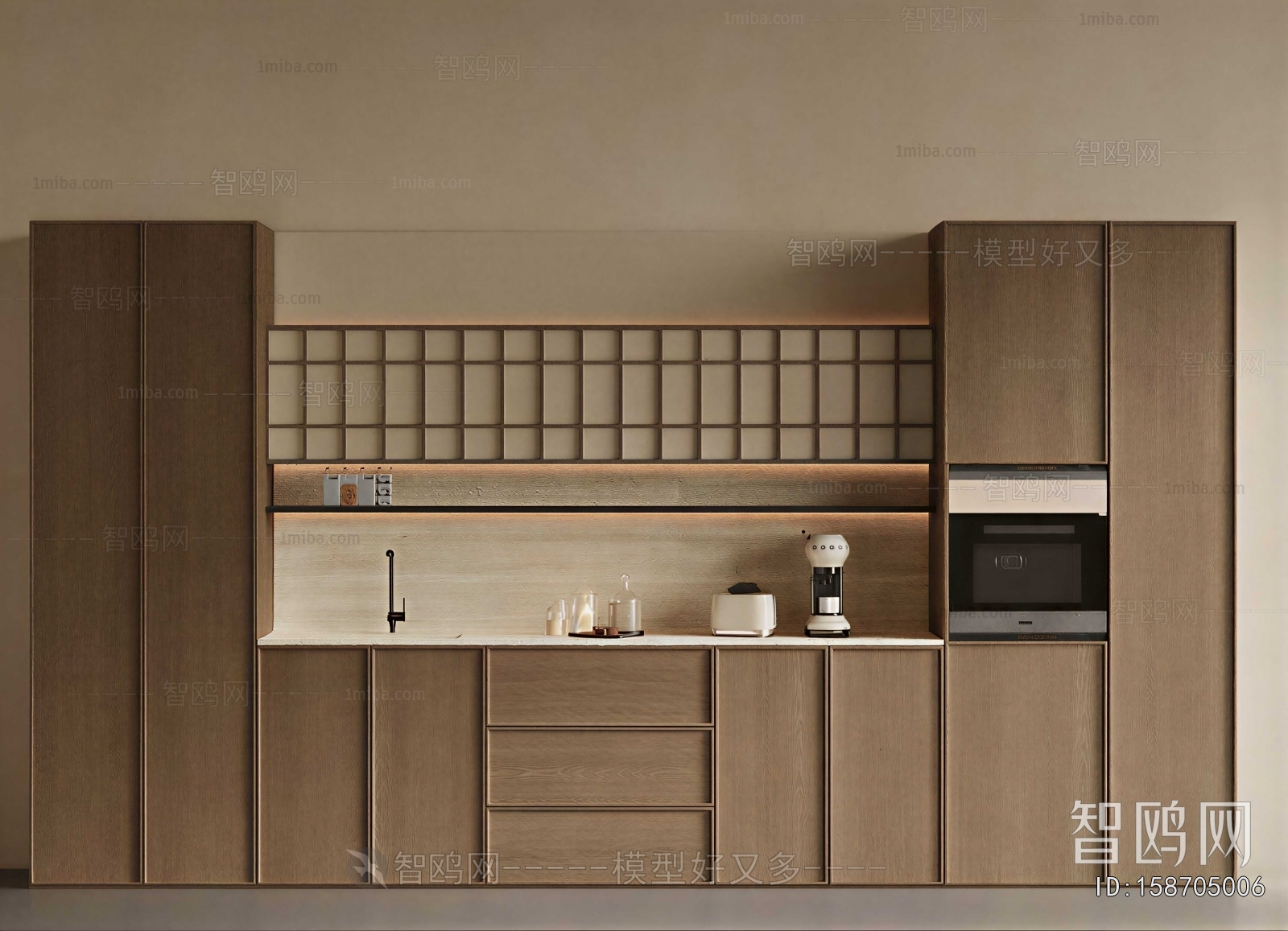 New Chinese Style Wine Cabinet