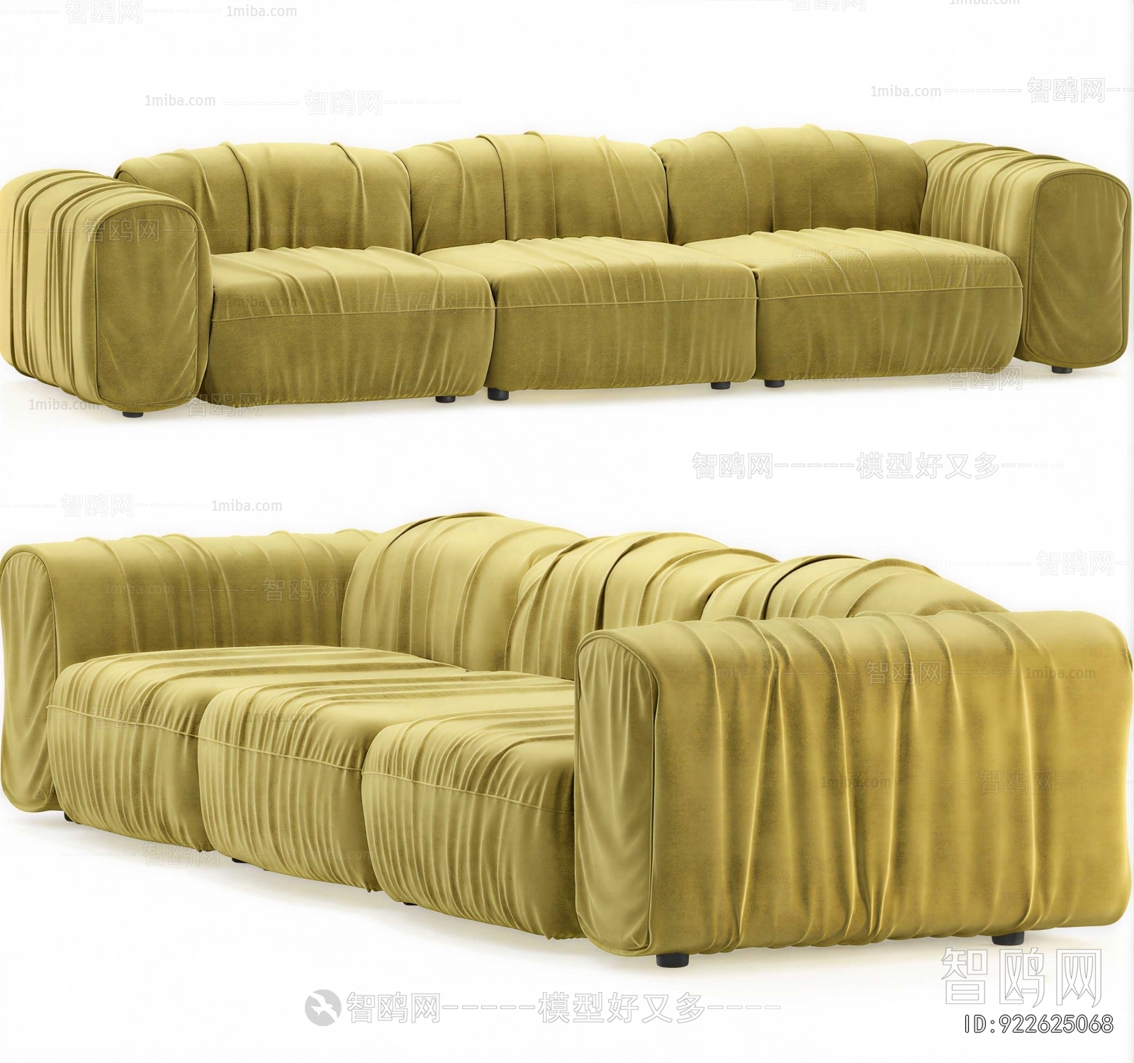 Modern Three-seat Sofa