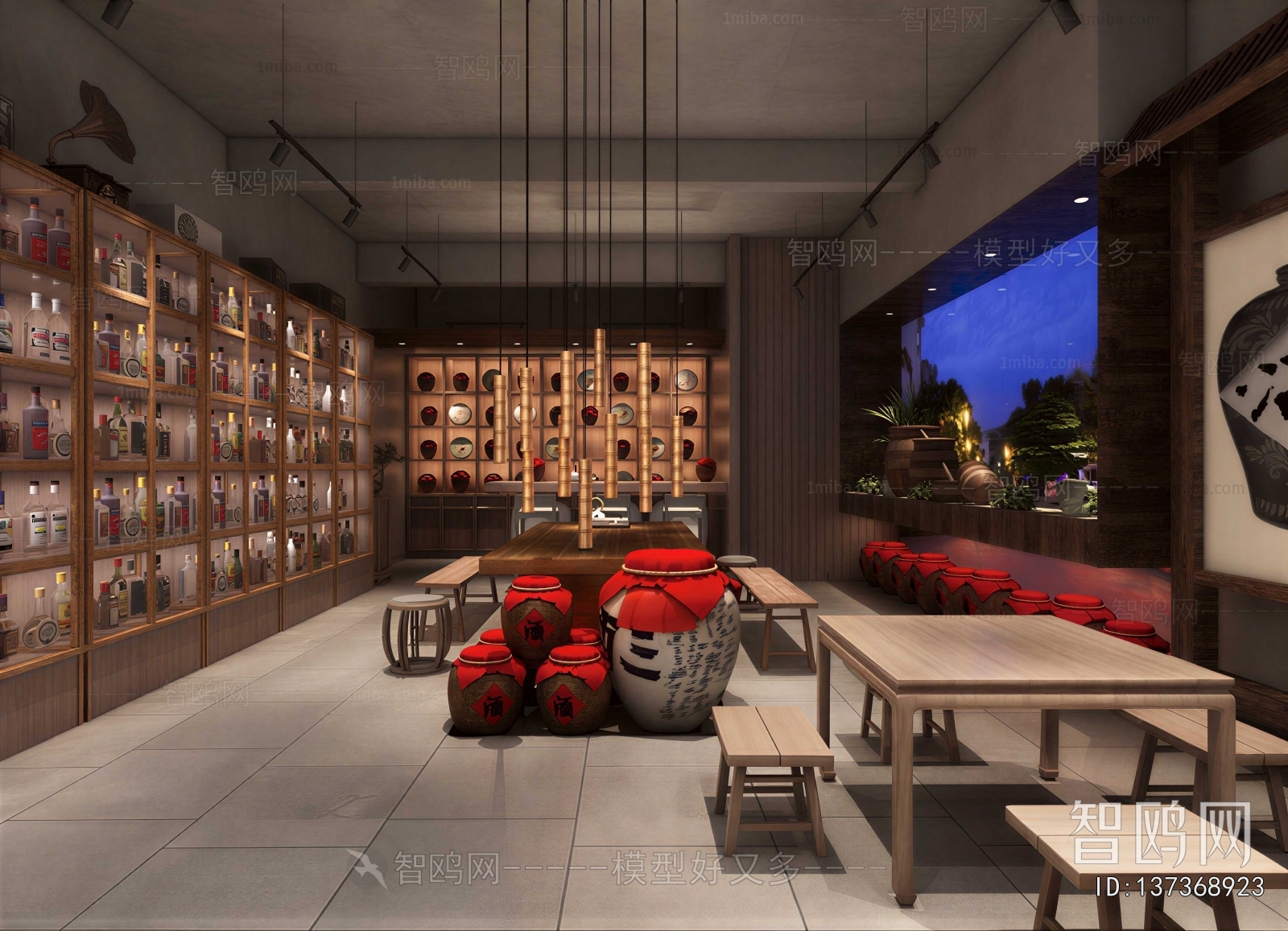 New Chinese Style Teahouse Tea House