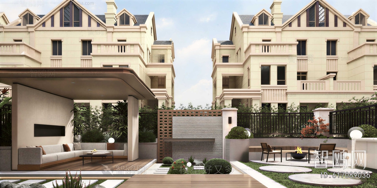 New Chinese Style Courtyard/landscape