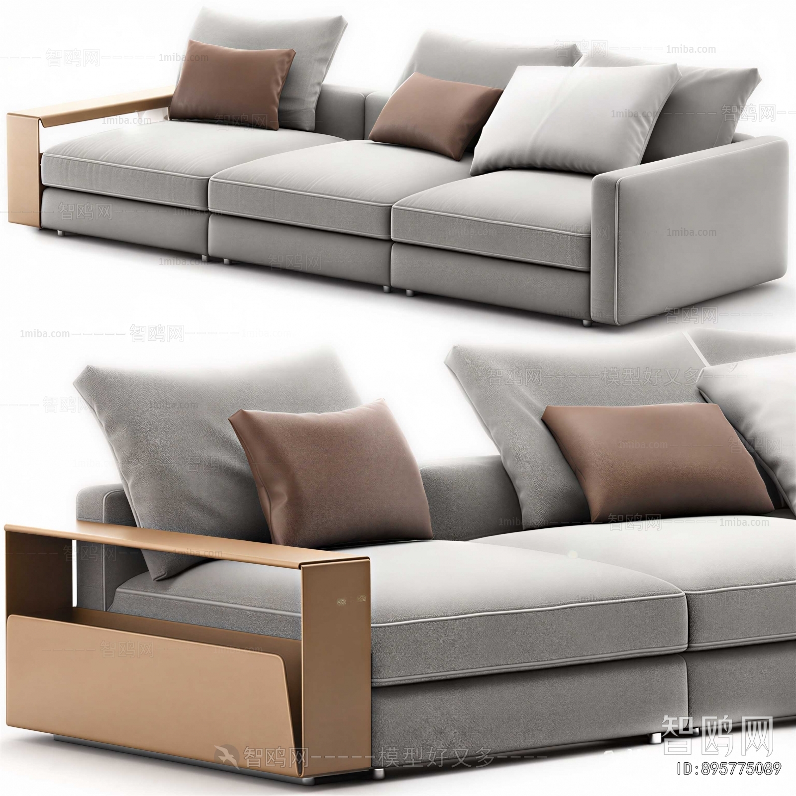 Modern Three-seat Sofa
