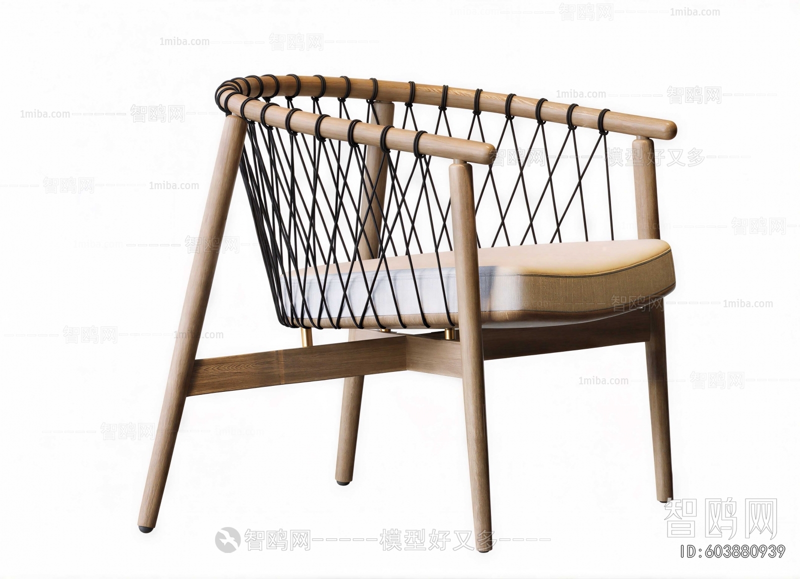 Wabi-sabi Style Lounge Chair
