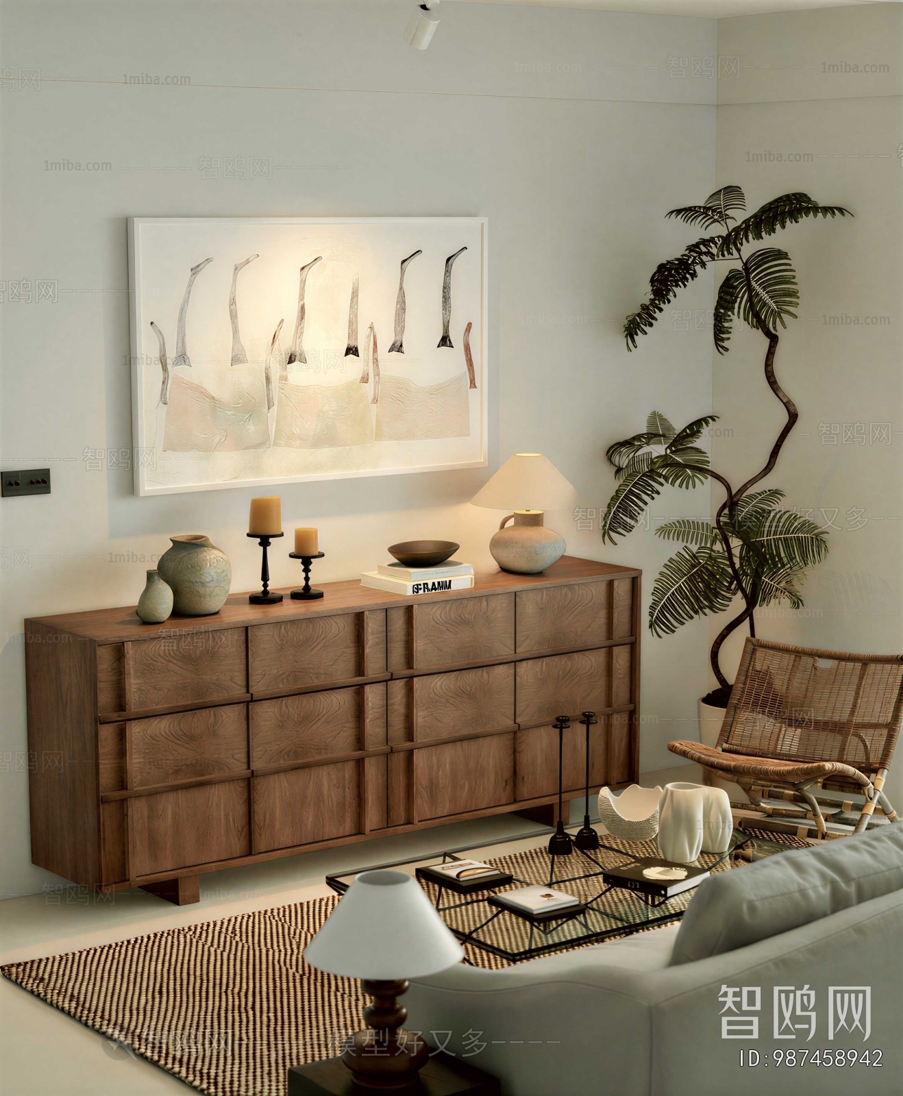 Modern Side Cabinet