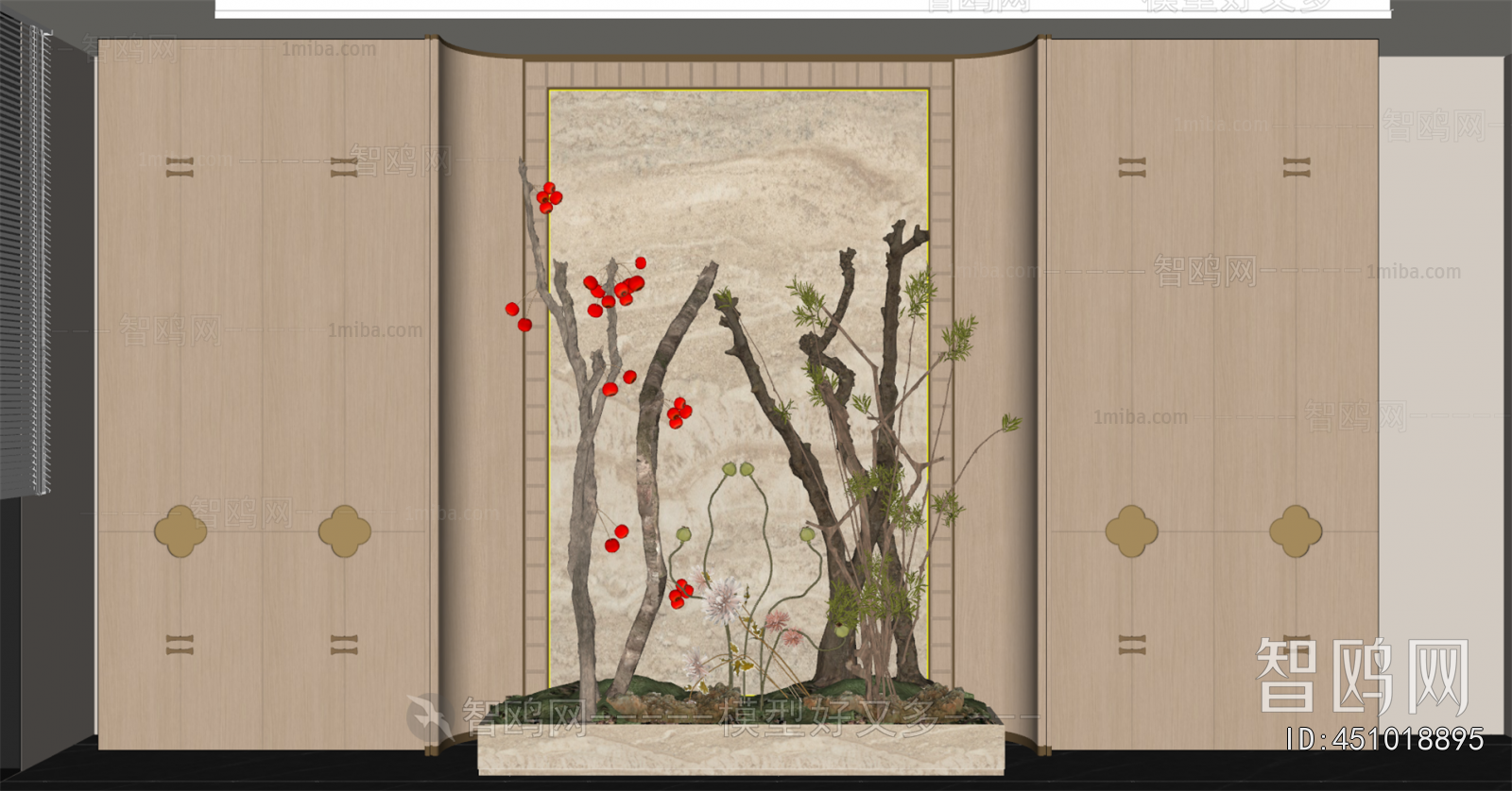 New Chinese Style Plant Landscaping